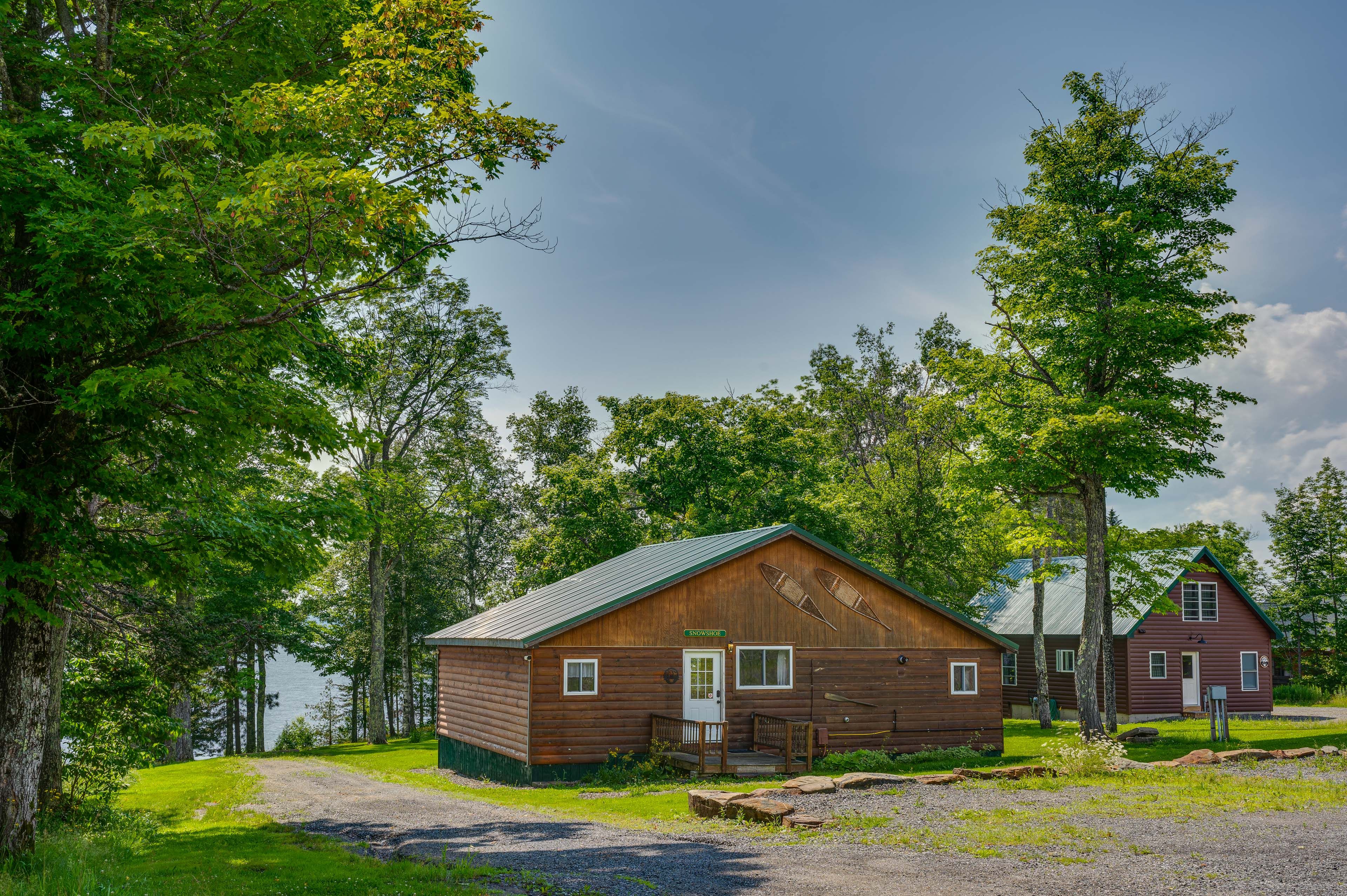 Cabin Exterior | Driveway Parking (3 Vehicles) | Trailer Parking Allowed On-Site
