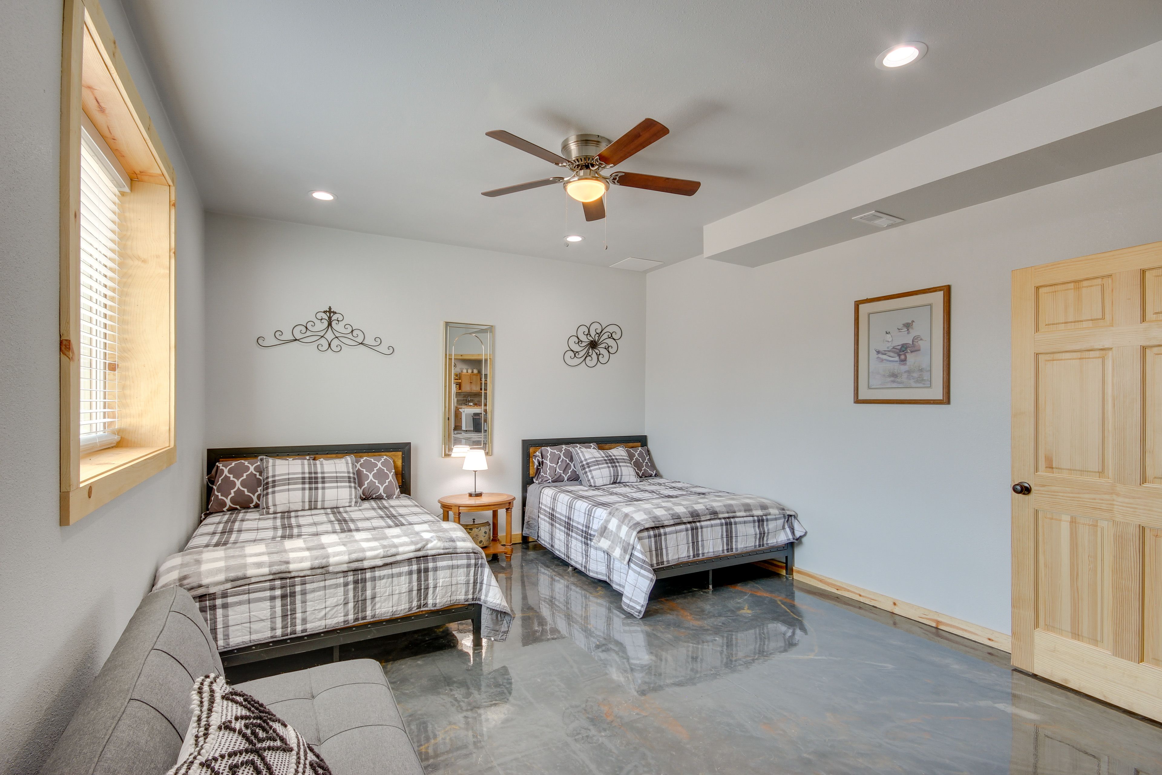 Bedroom 3 | 2 Full Beds | Twin Futon