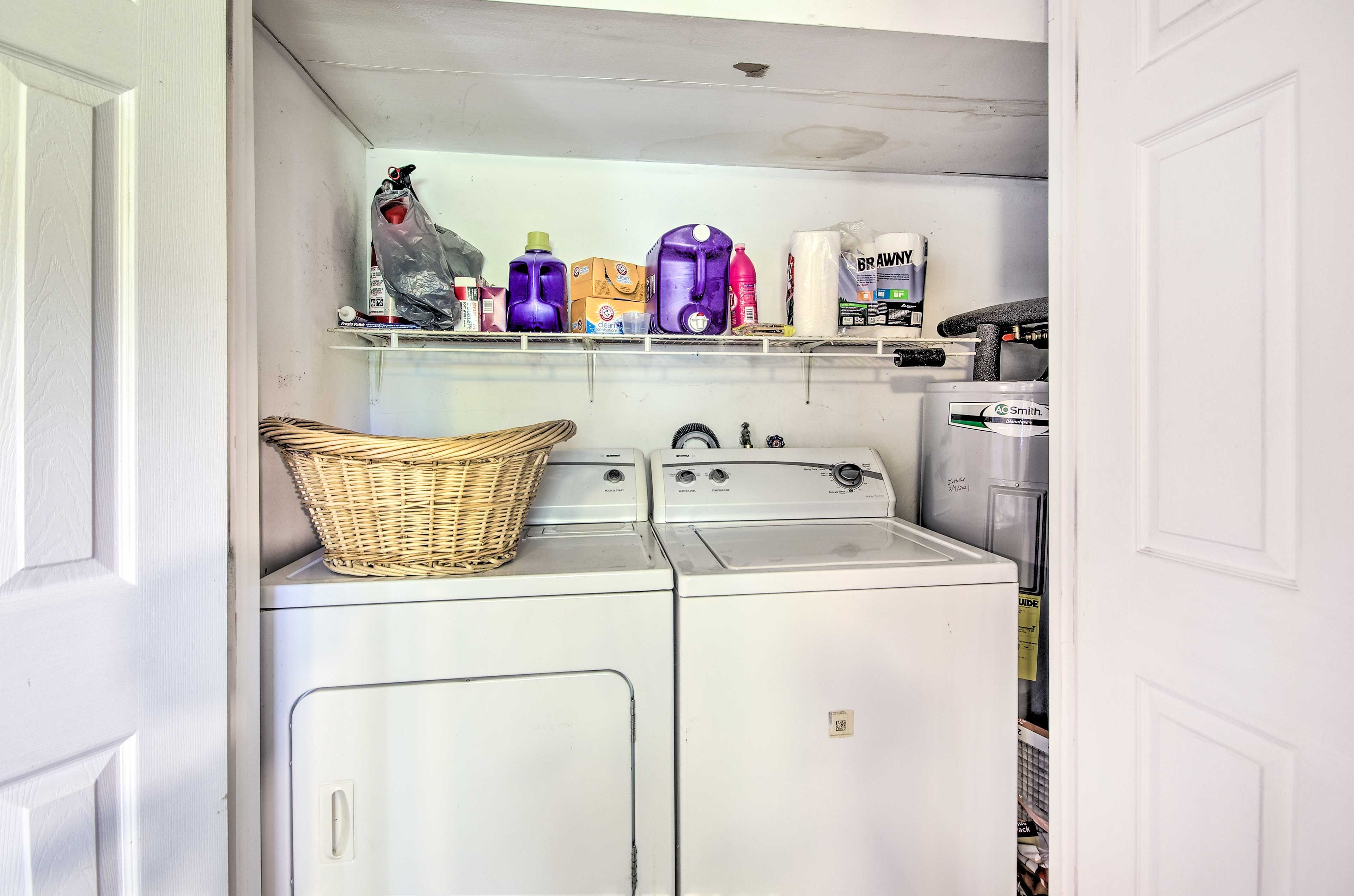 Laundry Closet | Laundry Detergent Provided | Iron/Board