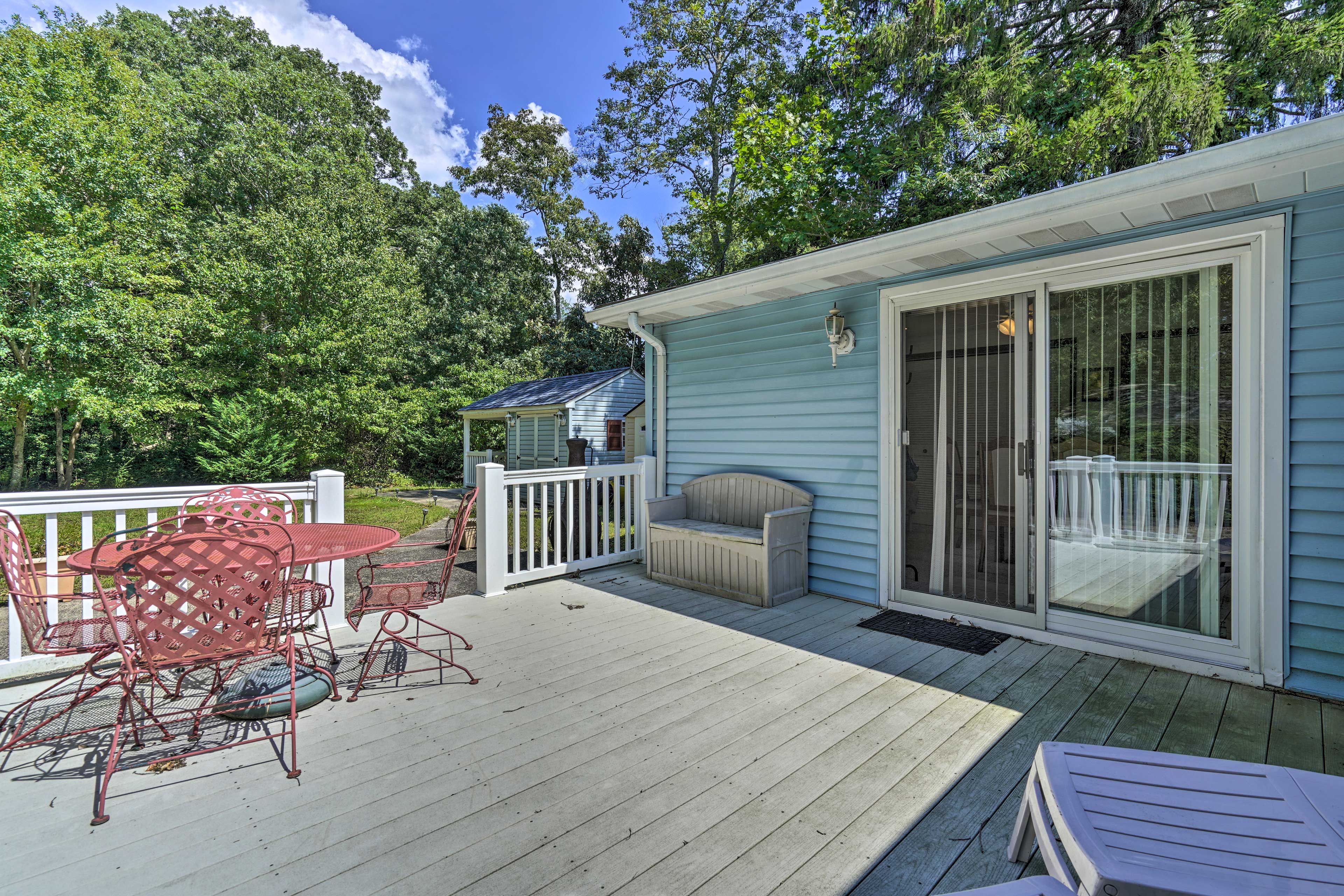 House Exterior | Furnished Deck | Dining Area