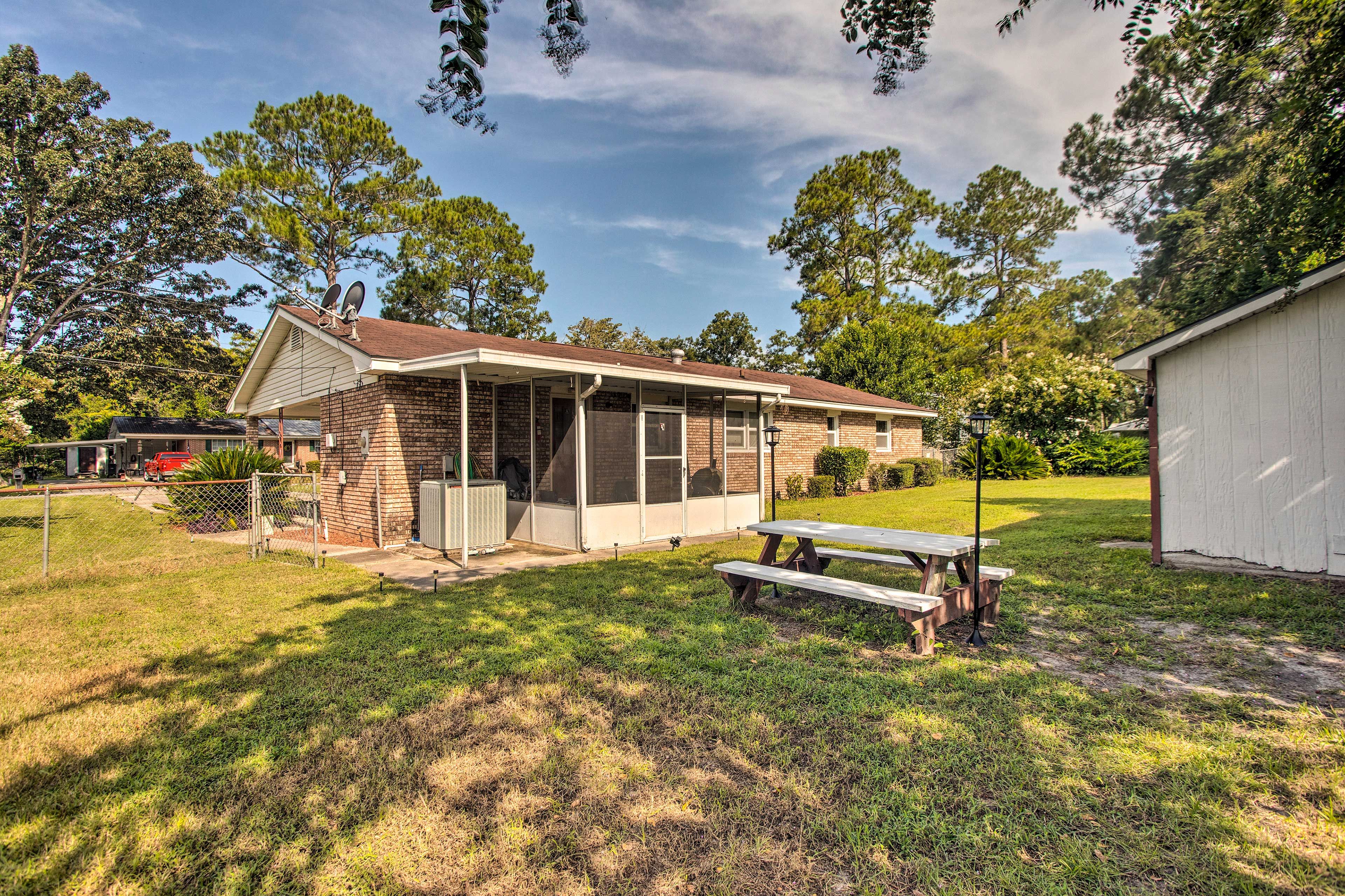 Fenced Yard