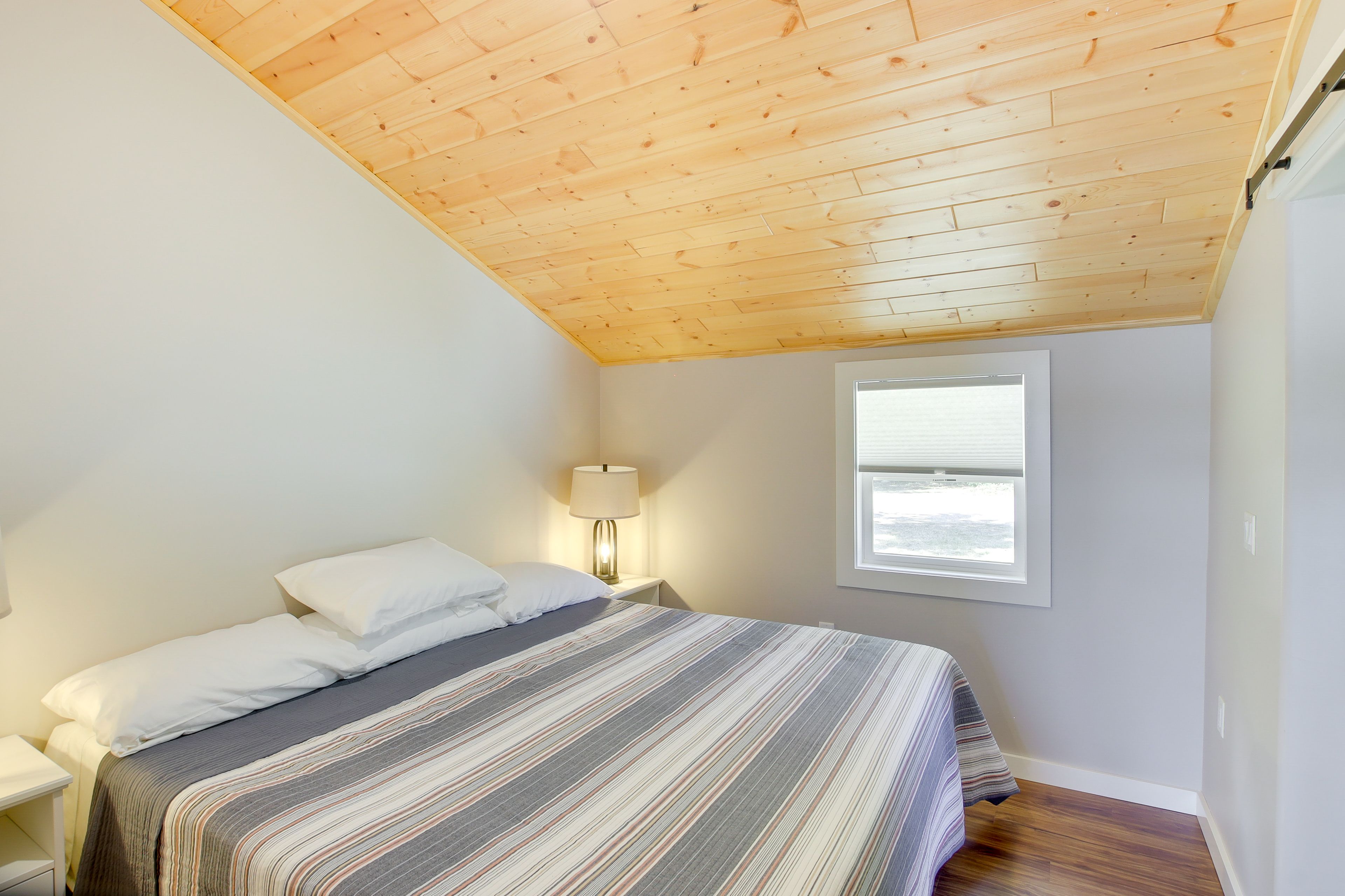 Bedroom 1 | King Bed | A/C Unit
