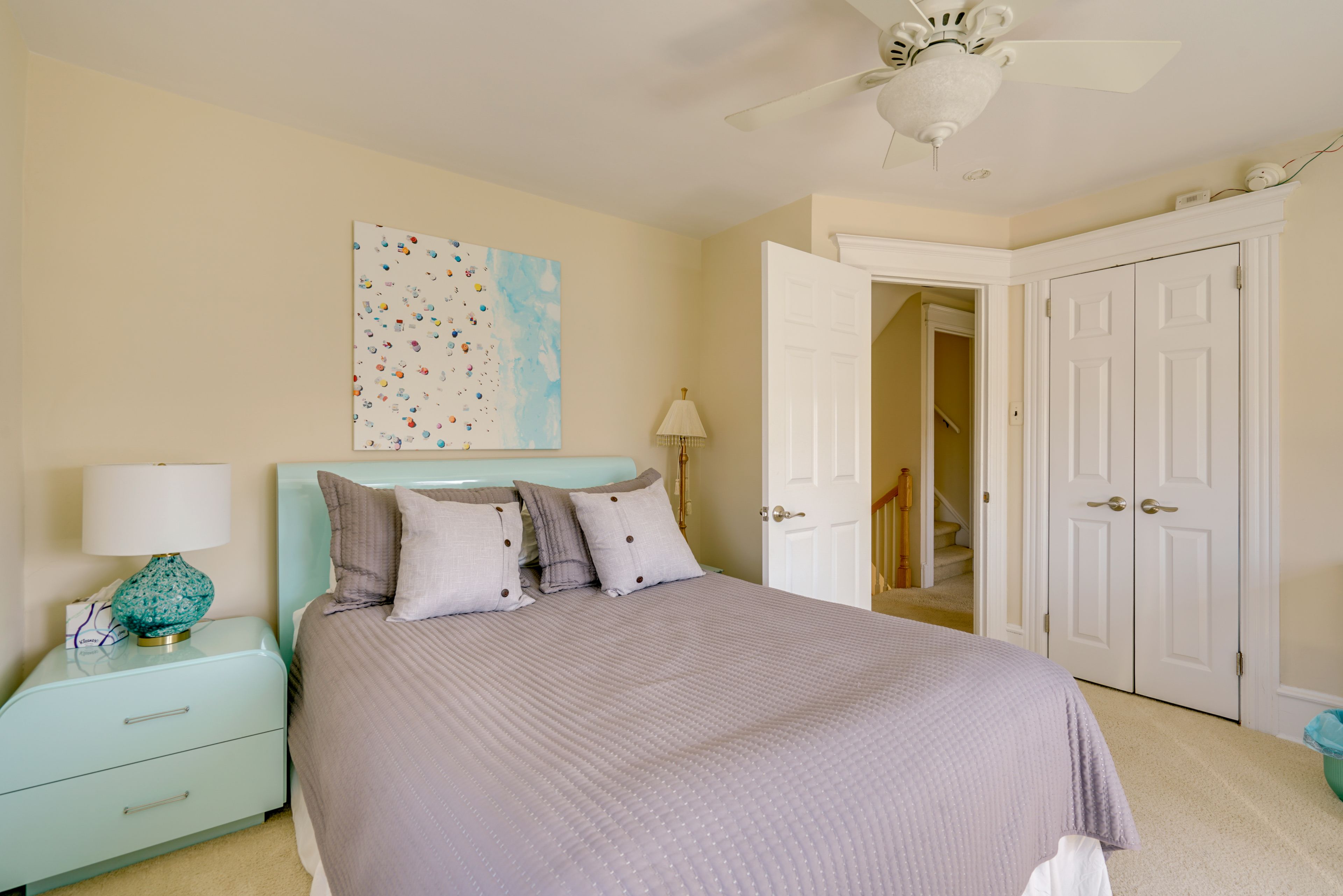 Bedroom 4 | 2nd Floor | Queen Bed | Desk | Smart TV w/ Cable