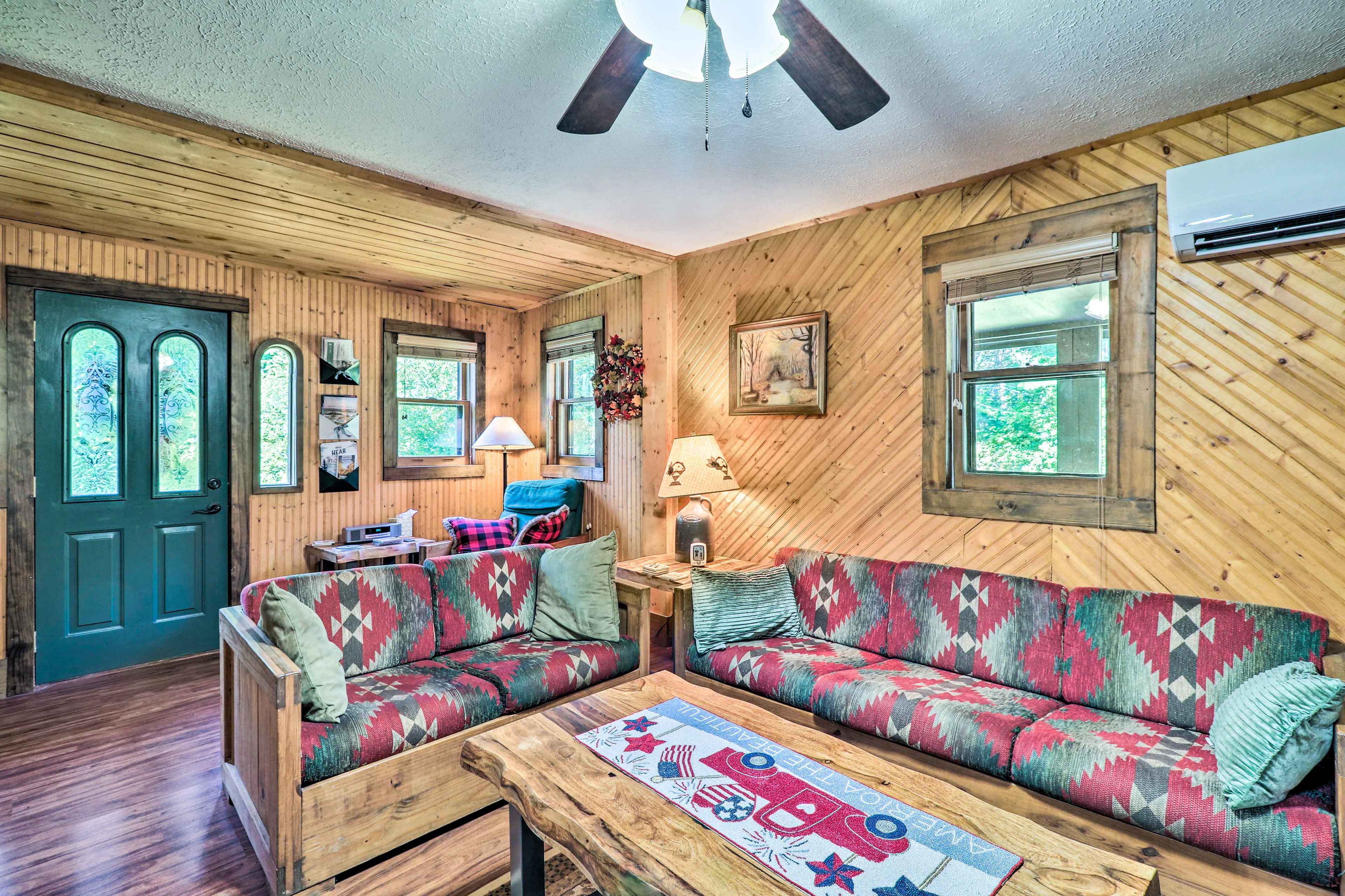 Living Room | 1st Floor | Mini-Split A/C & Heating | DVD Player