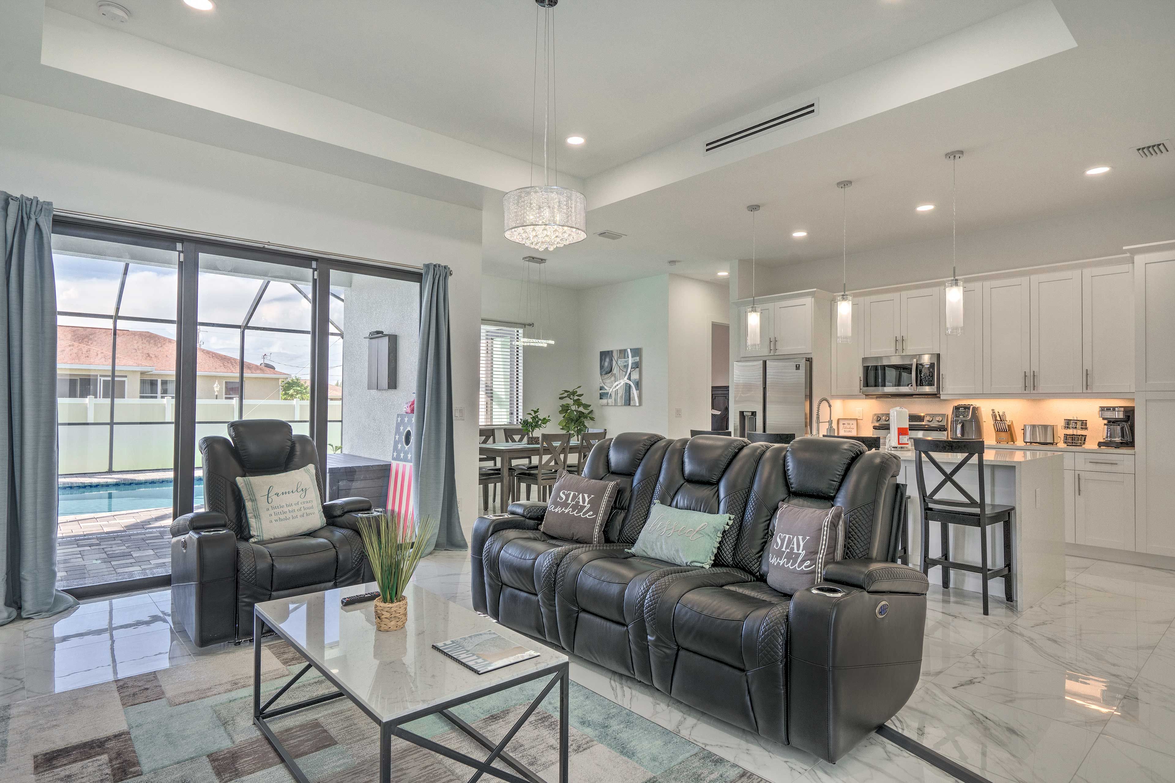 Cape Coral Vacation Rental | 4BR | 2.5BA | 1 Step Required | 1,735 Sq Ft