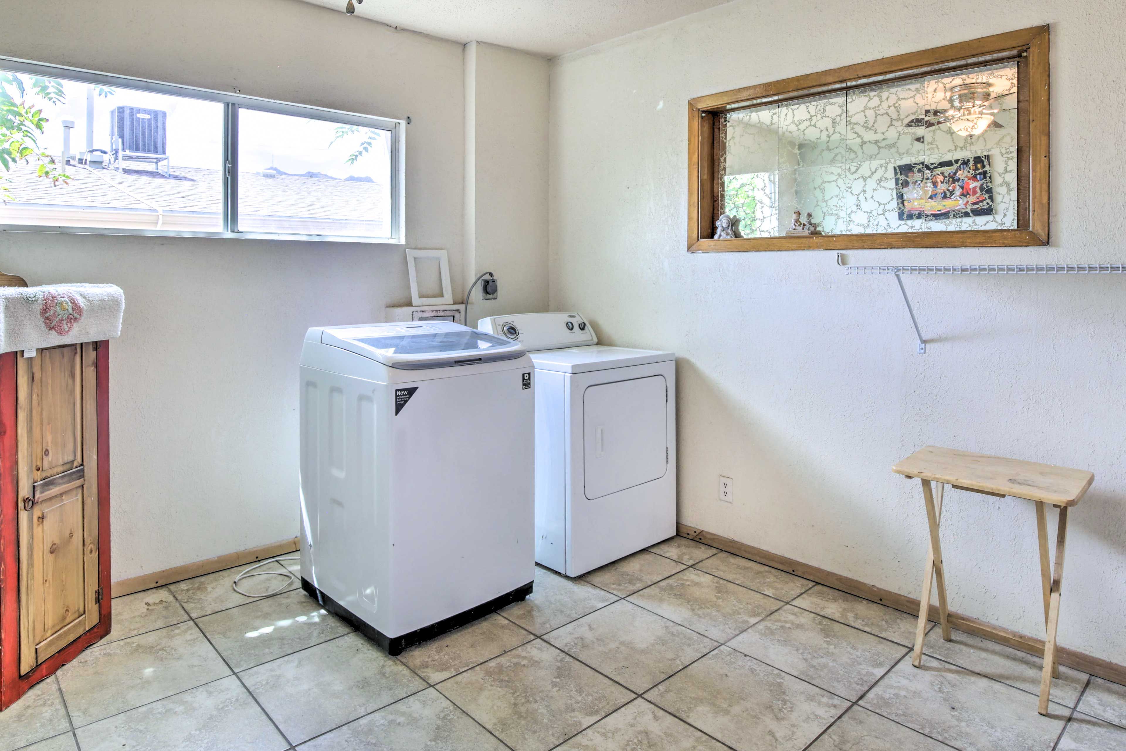 Laundry Room | Detergent Provided