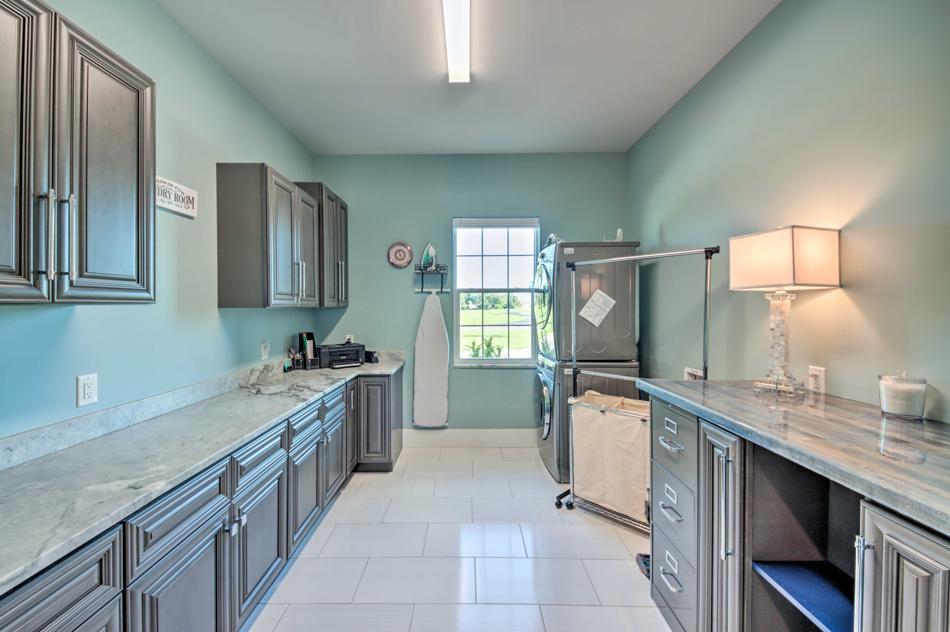 Laundry Area | Washer/Dryer | Laundry Detergent | Iron/Board
