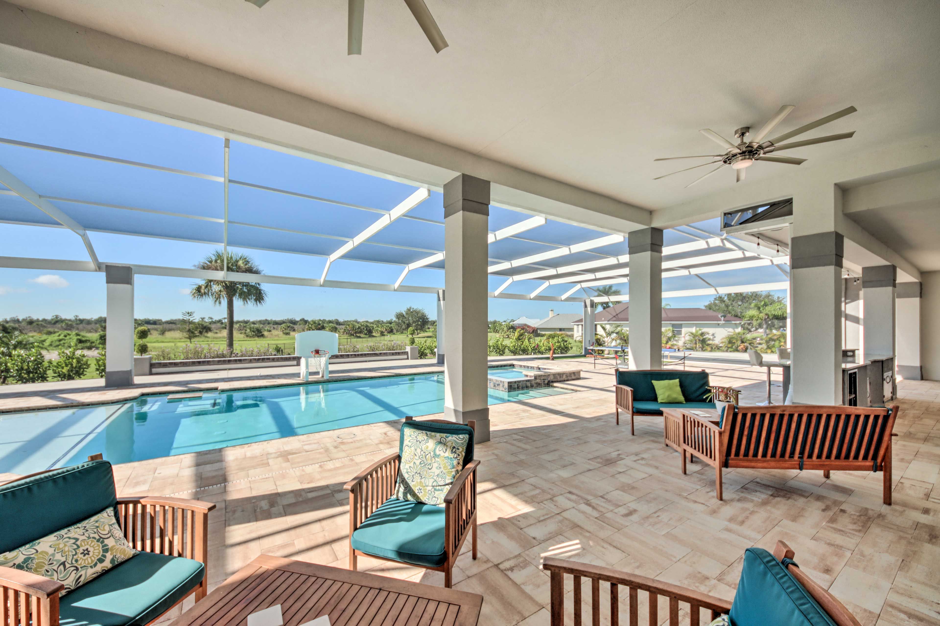Screened Lanai | Solar-Heated Pool | Hot Tub