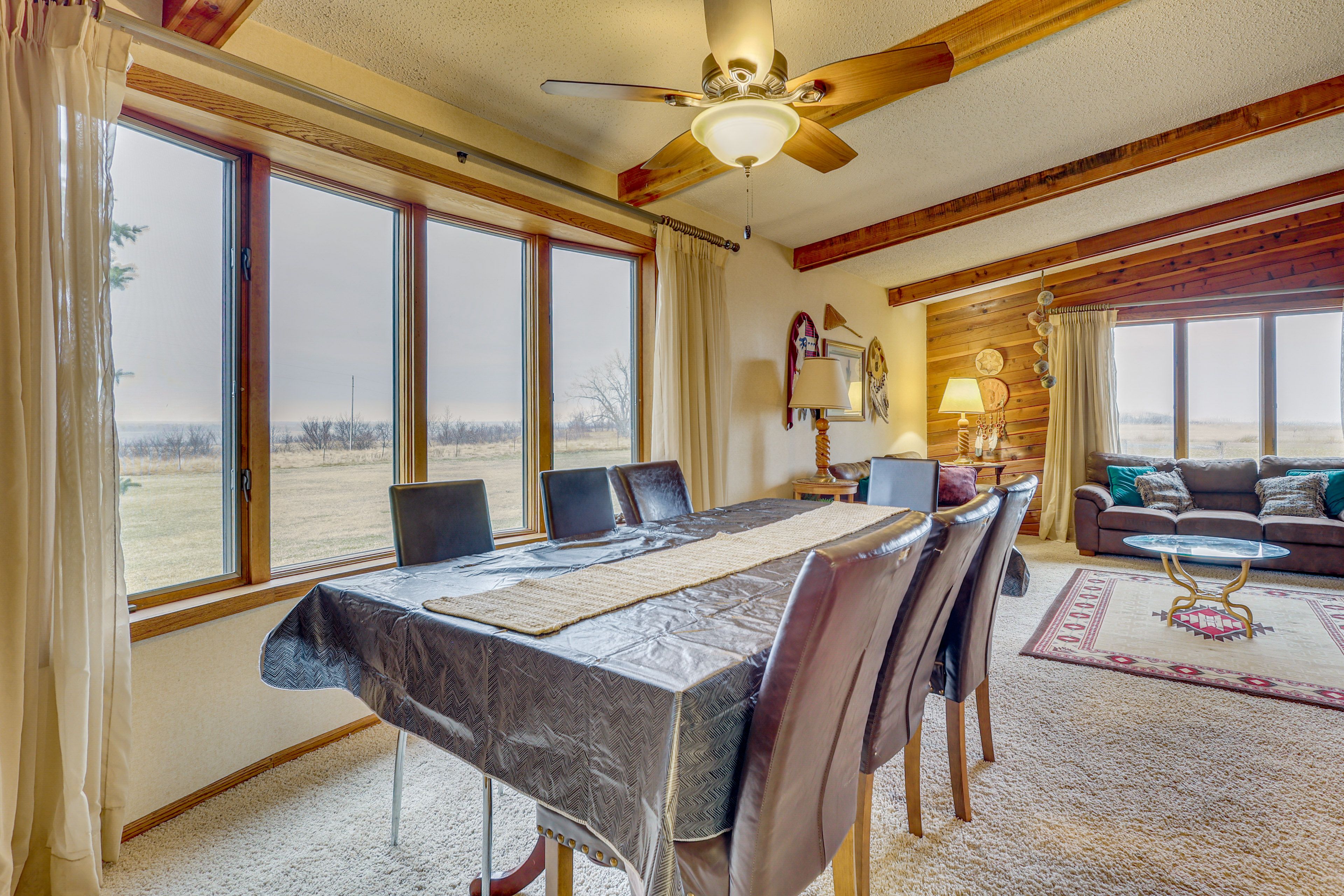 Dining Area | Fireplaces | Southwestern Decor