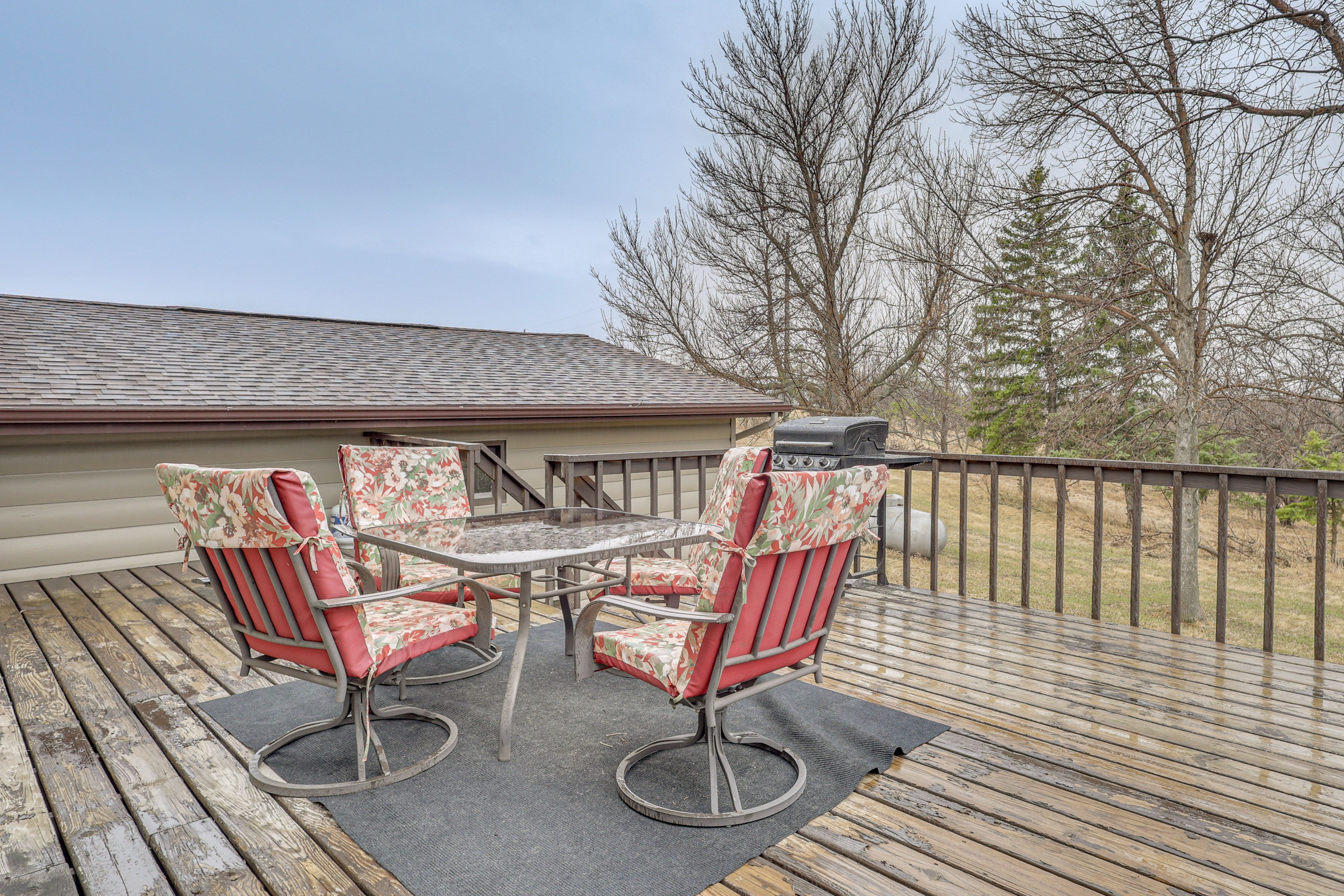 Furnished Deck | 160-Acre Property