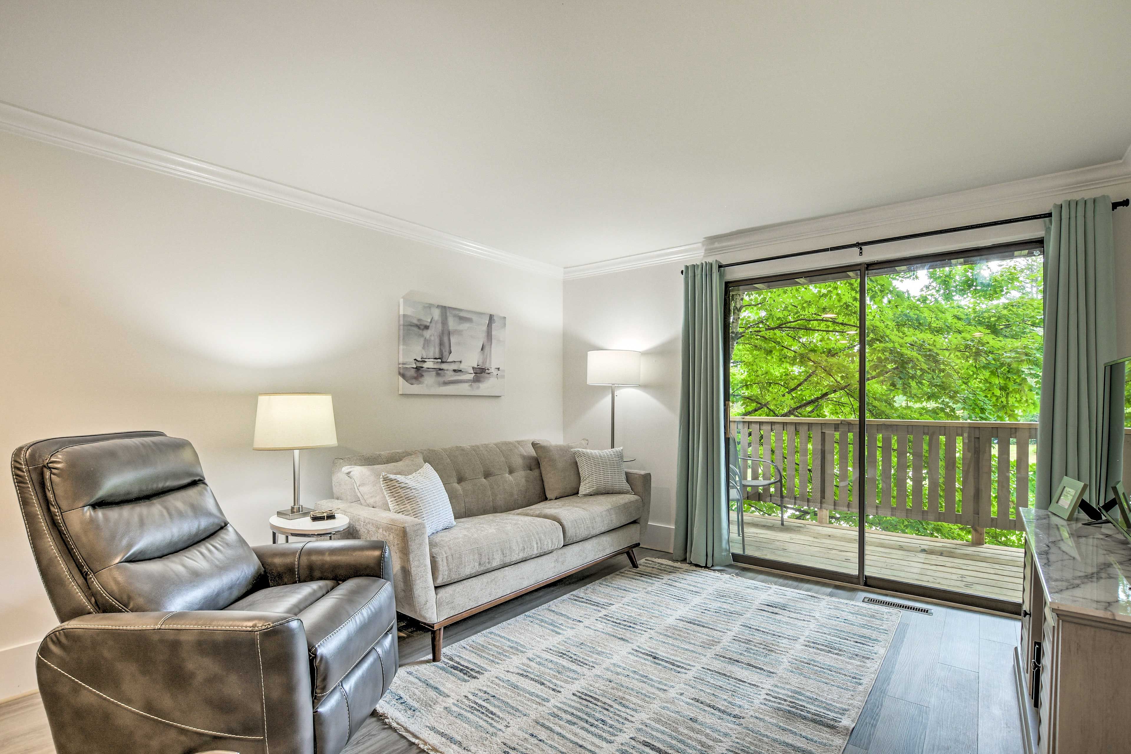 Salem Vacation Rental | 2BR | 1BA | Stairs Required | 790 Sq Ft