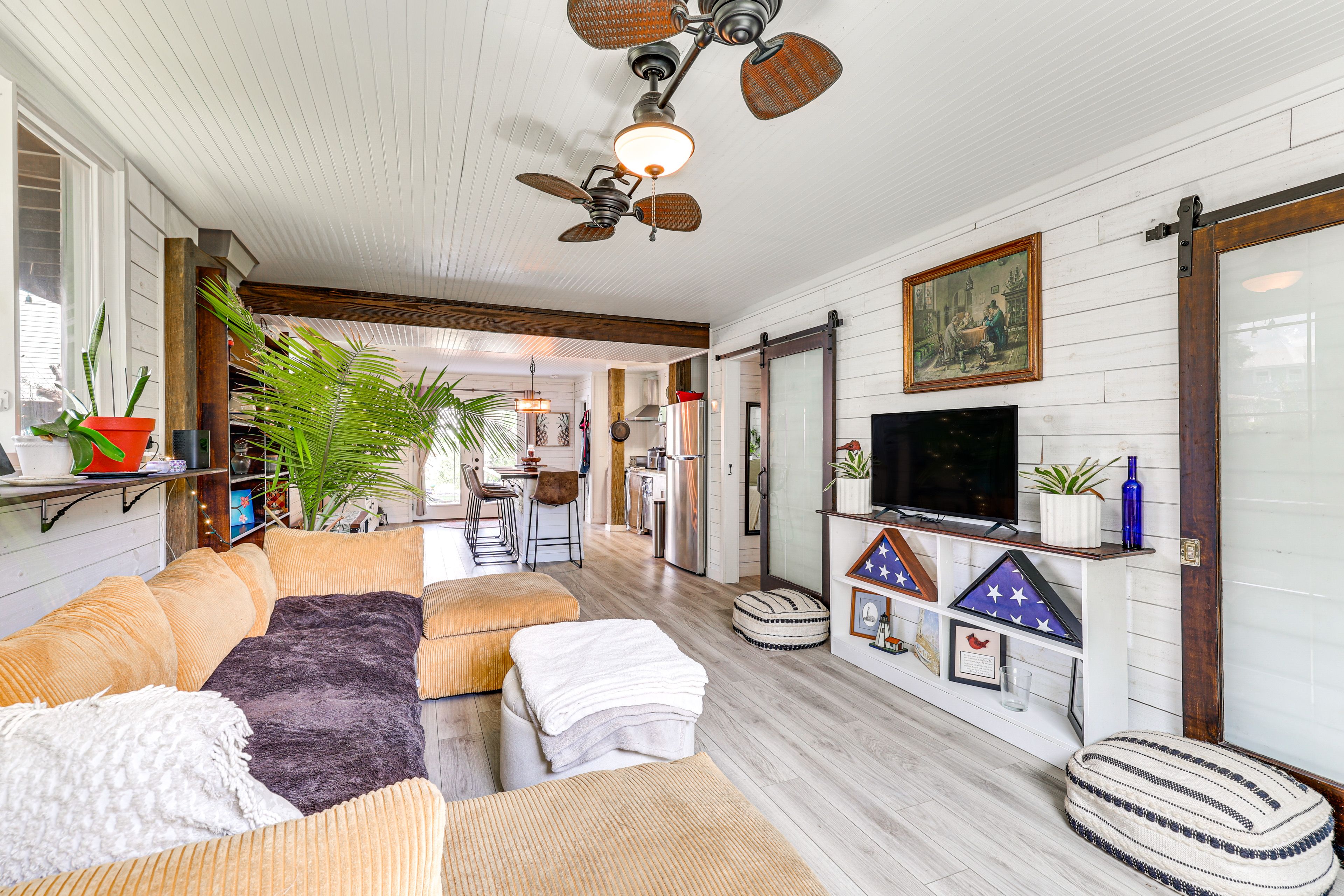 Living Room | Smart TV | Free WiFi | Mini-Split A/C & Heating | 1st Floor