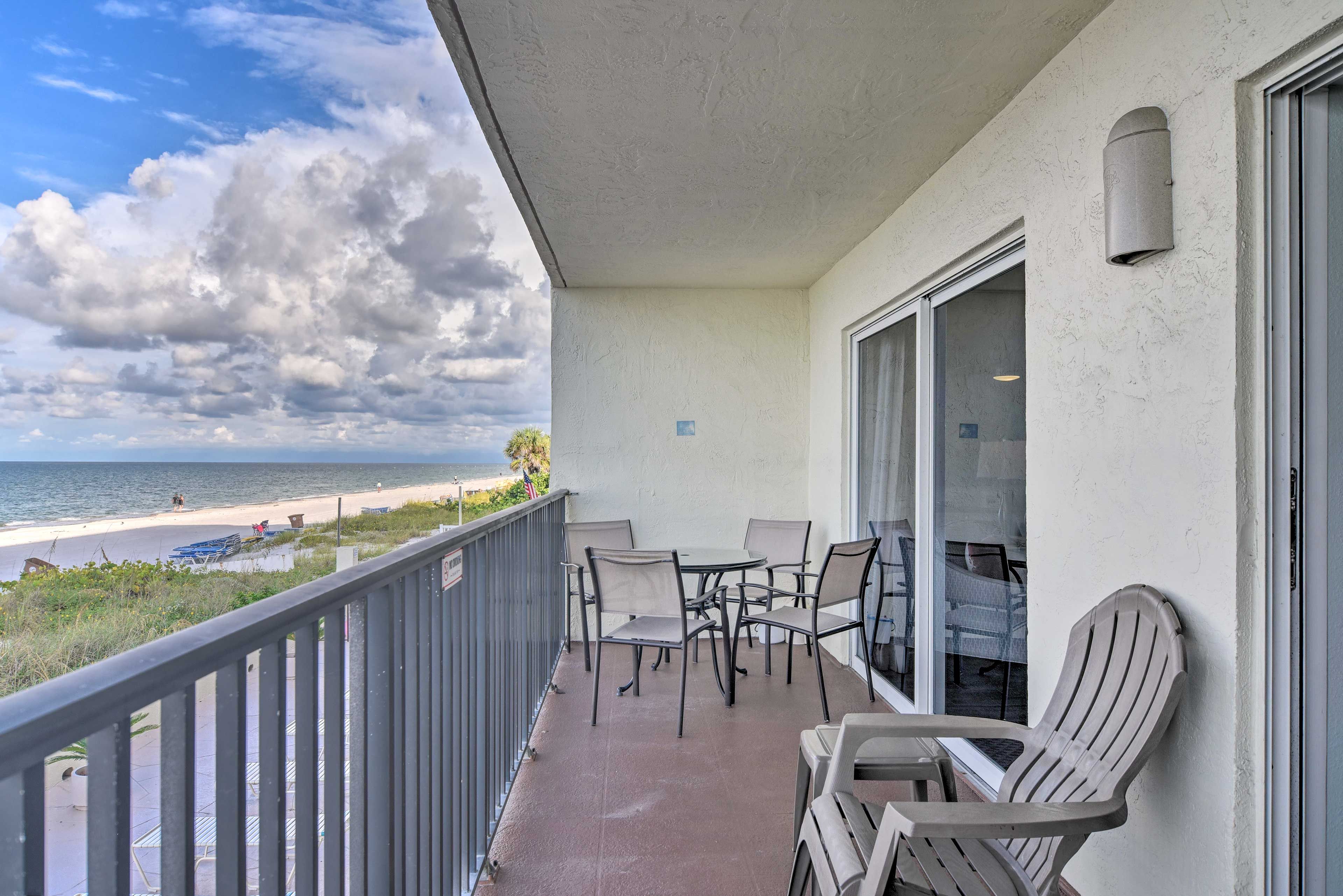 Covered Balcony | Ocean Views