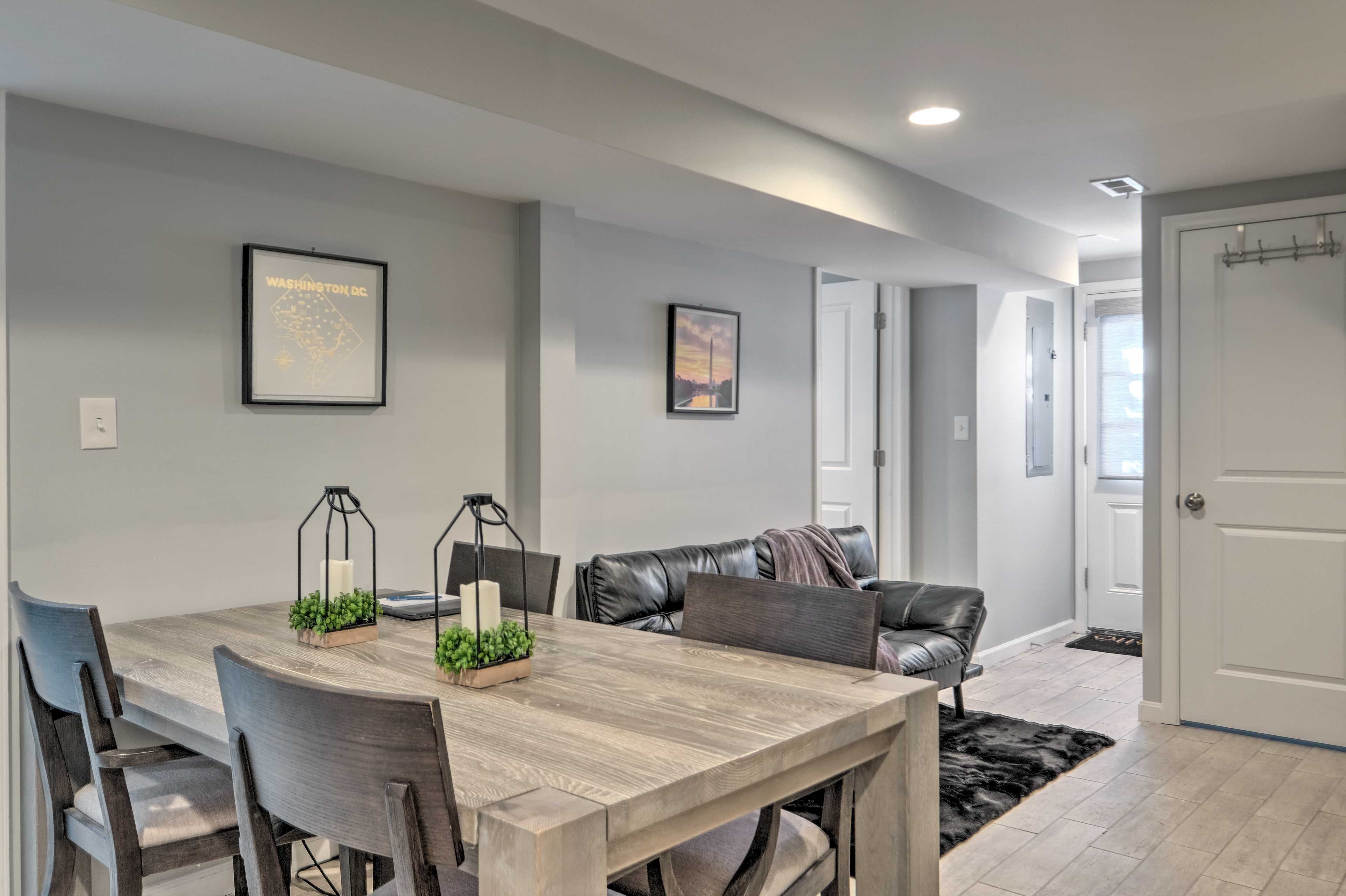 Dining Area | Remote-Work Friendly