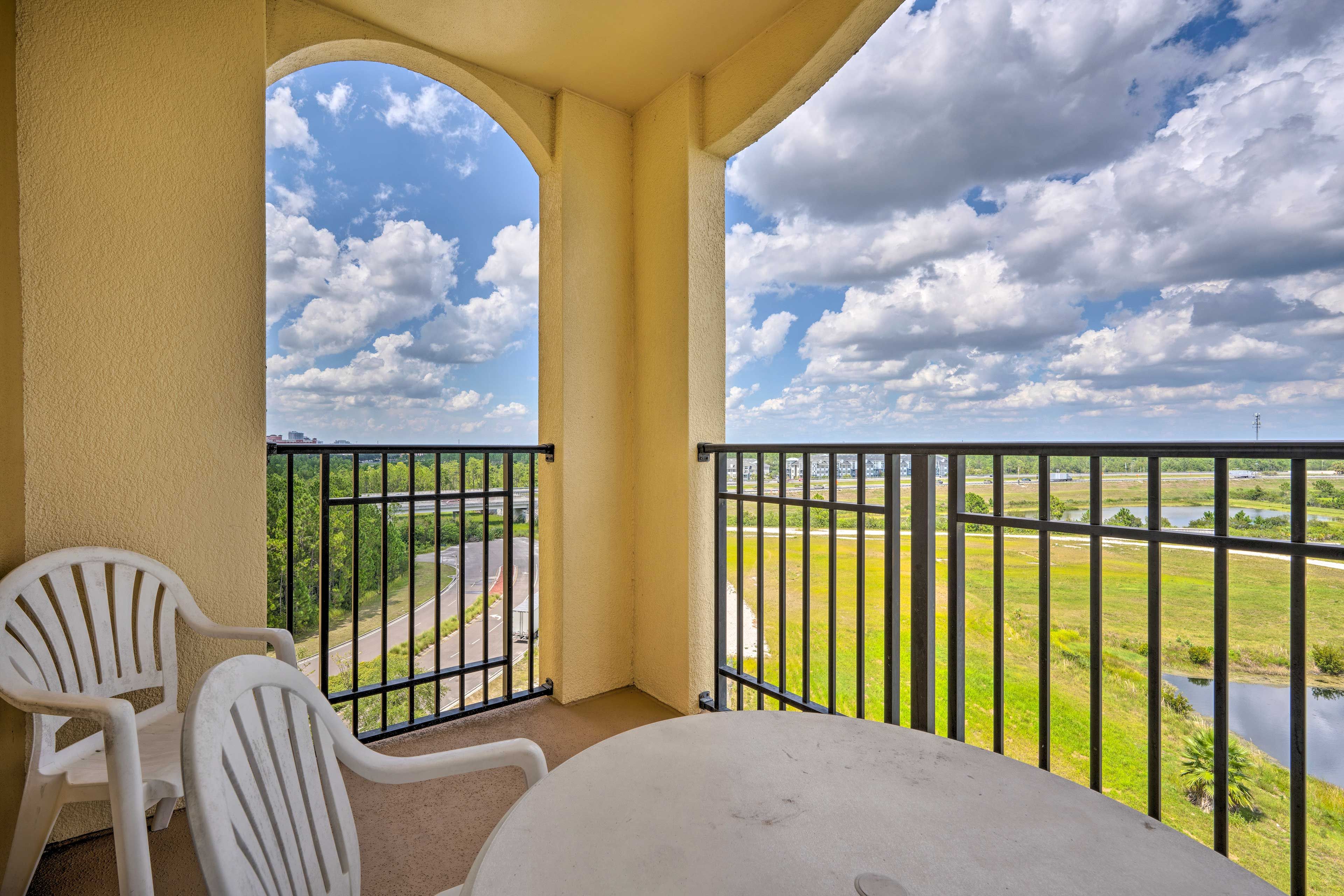 Private Balcony w/ Views