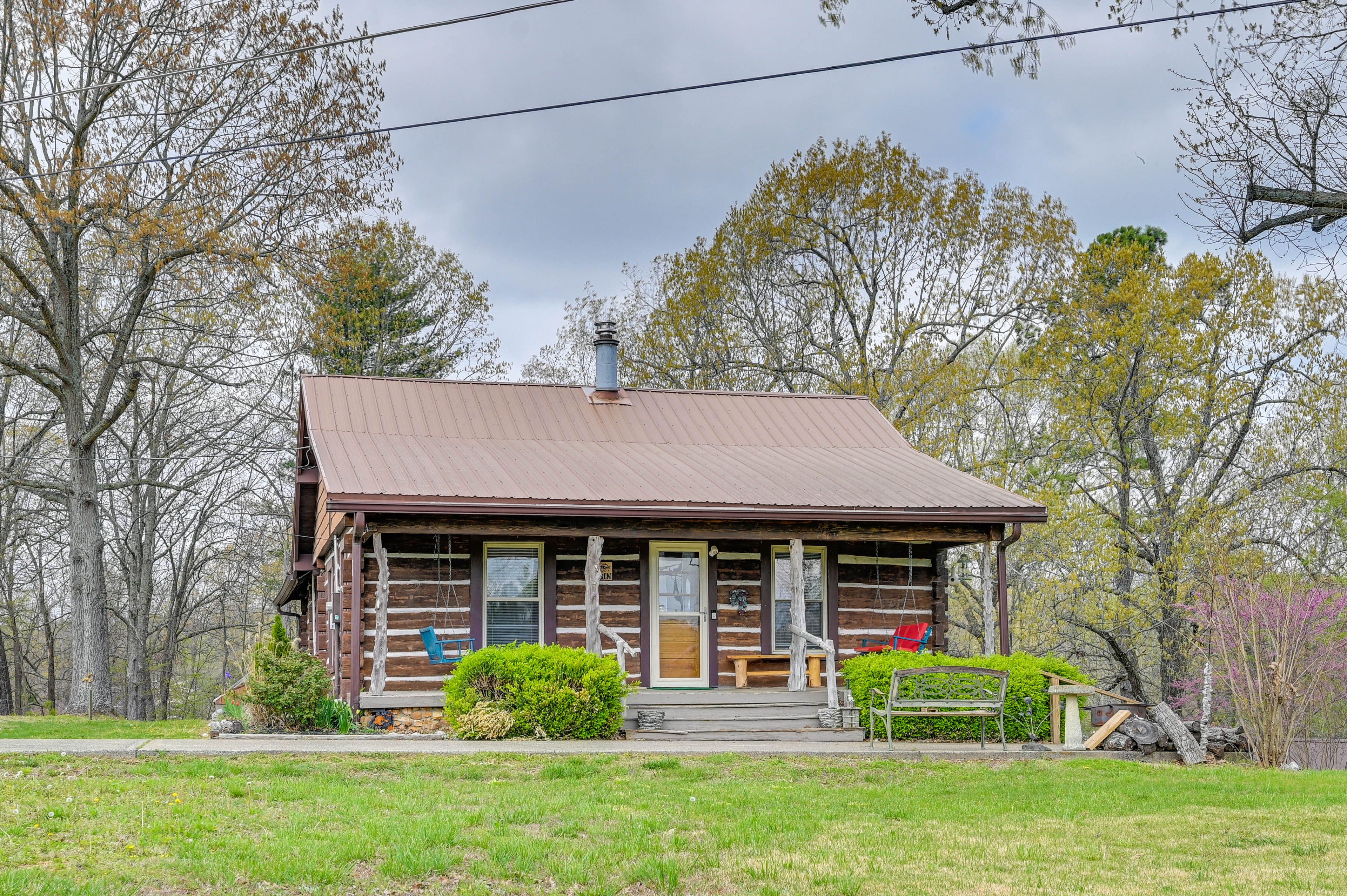 Private Yard | Covered Porch w/ Swing | Patio | Fire Pit