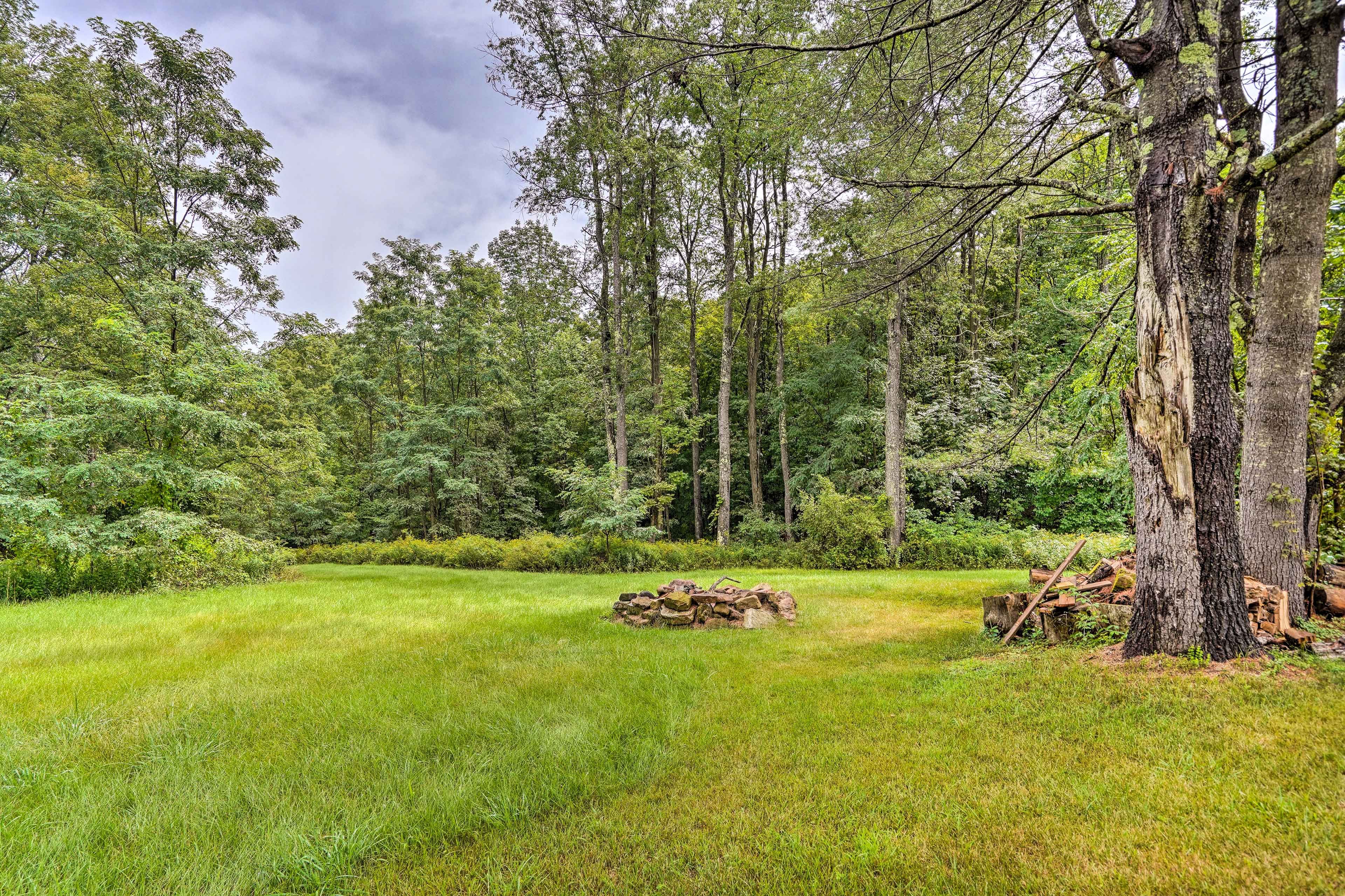 19-Acre Property | Fire Pit (Wood Provided) | RV/Trailer Parking Allowed