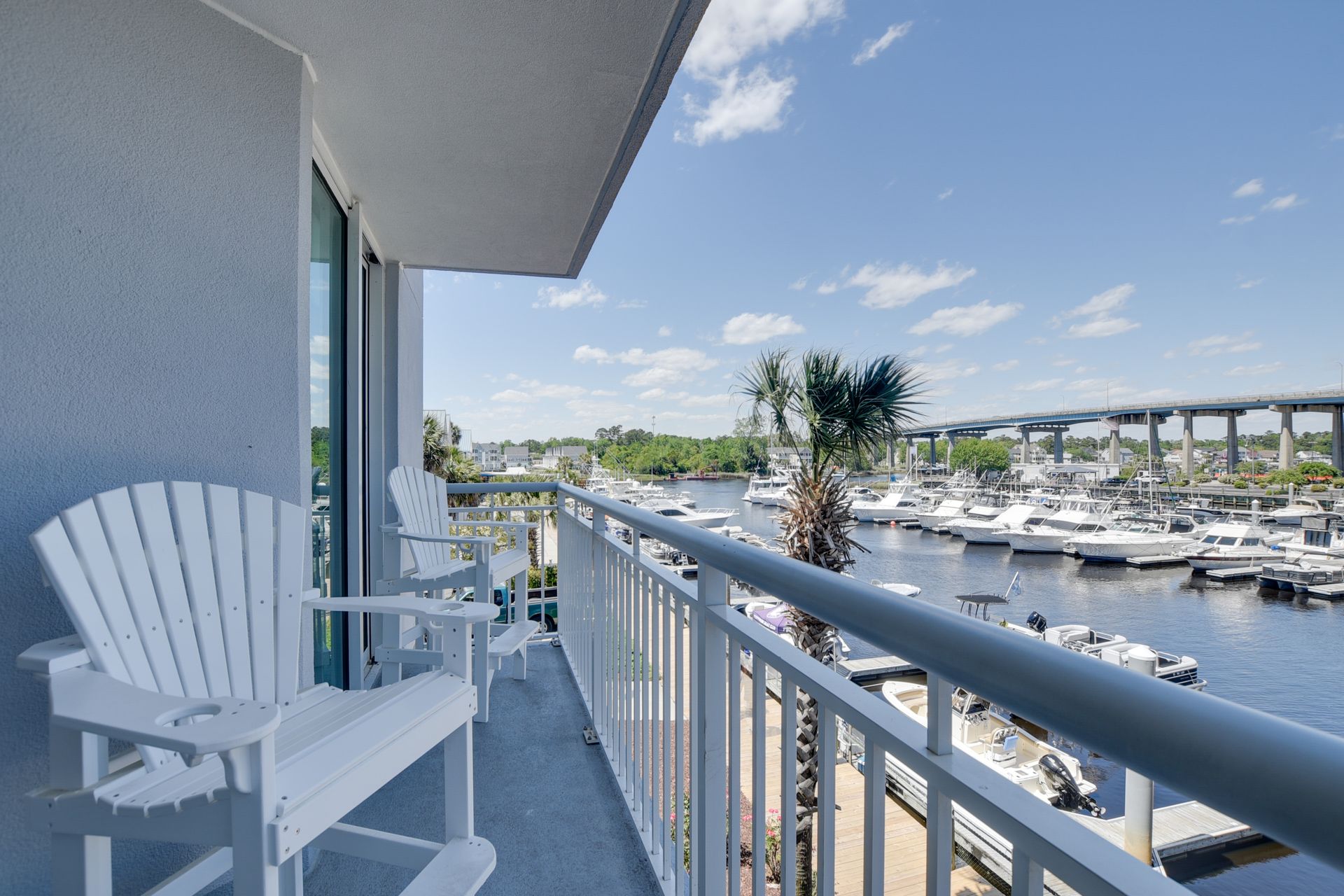 Harbourgate Resort & Marina waterfront view in North Myrtle Beach