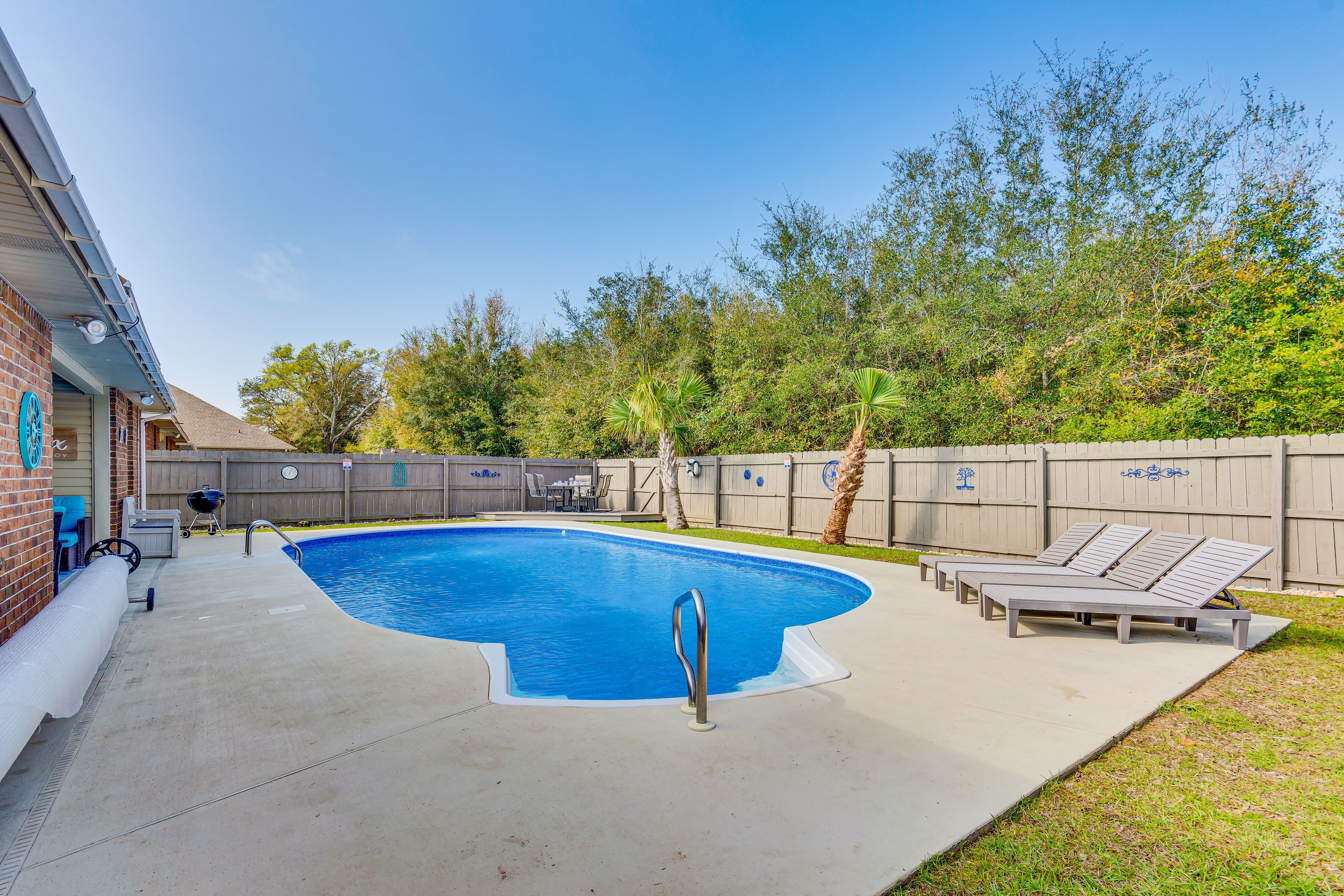 Outdoor Pool | Fenced Yard