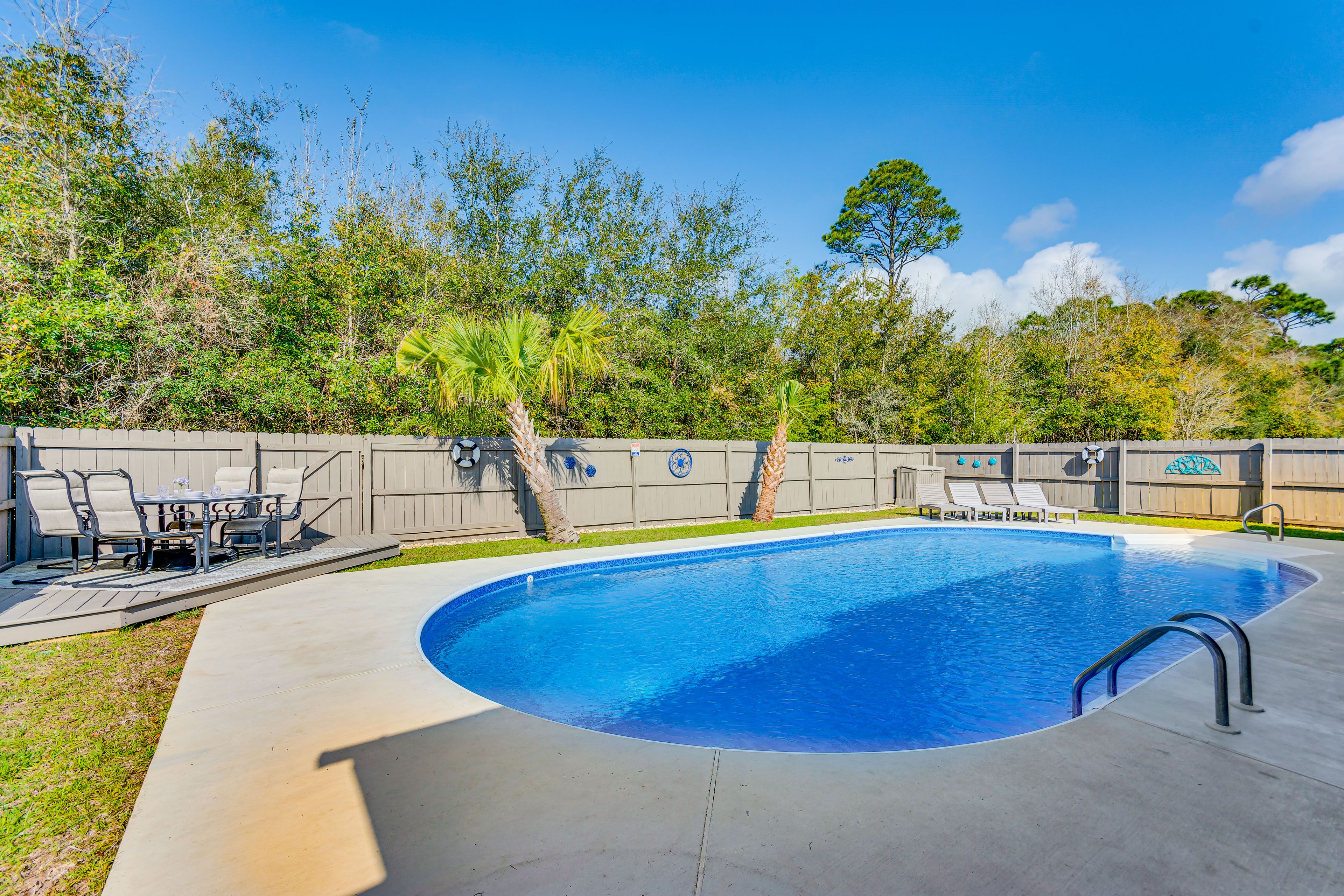 Outdoor Pool | Fenced Yard