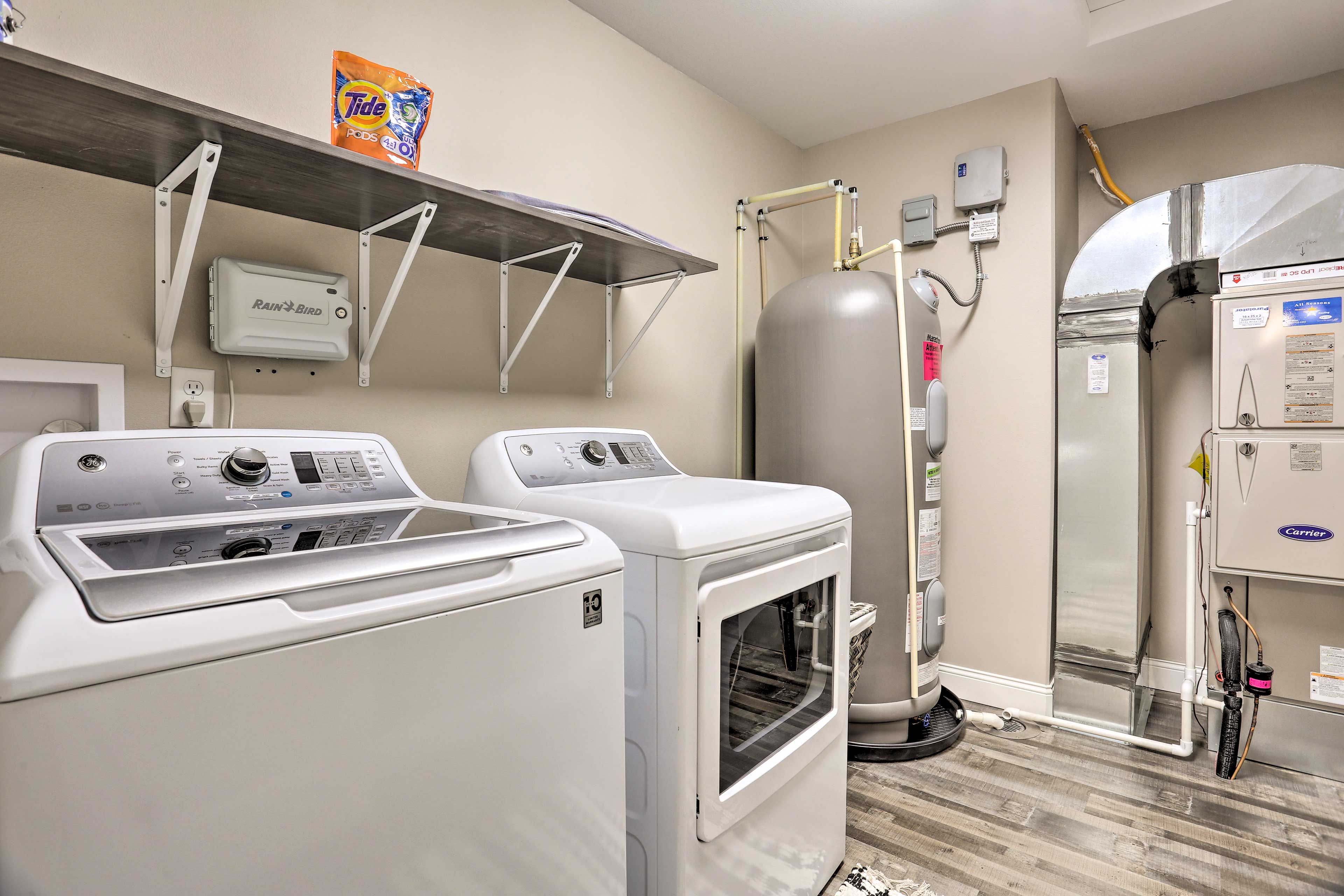 Laundry Room | Detergent Provided