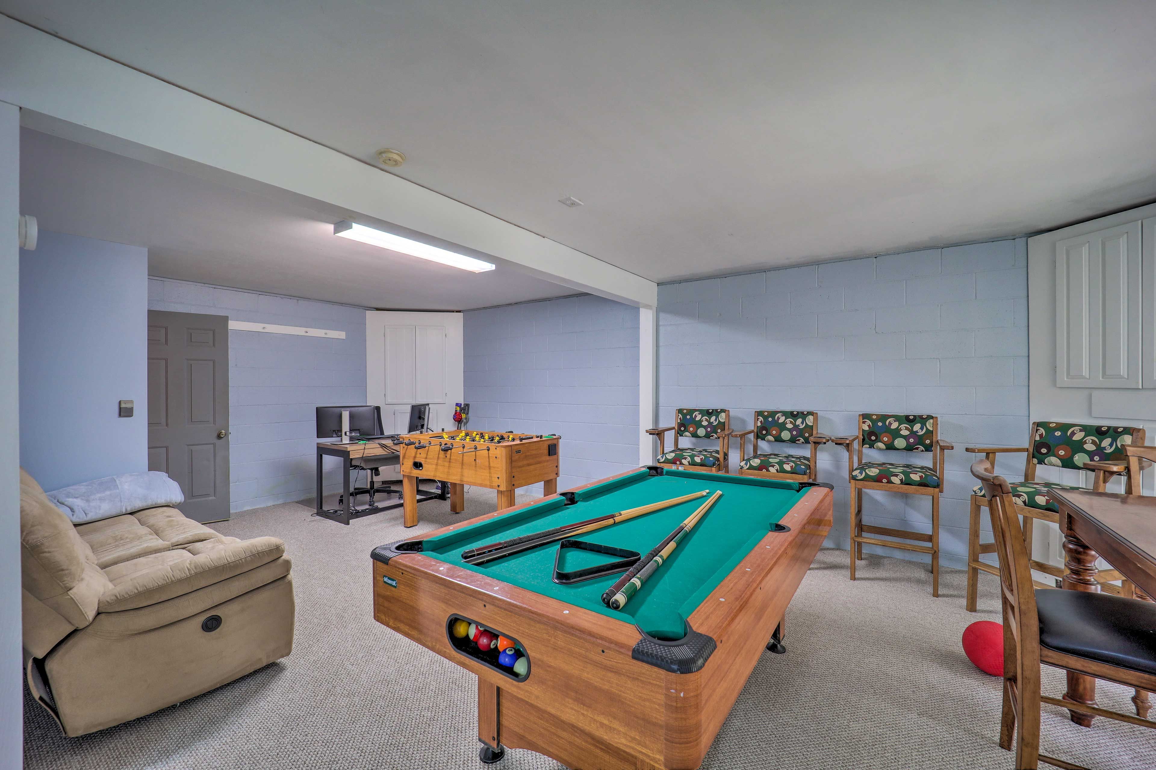 Basement Game Room