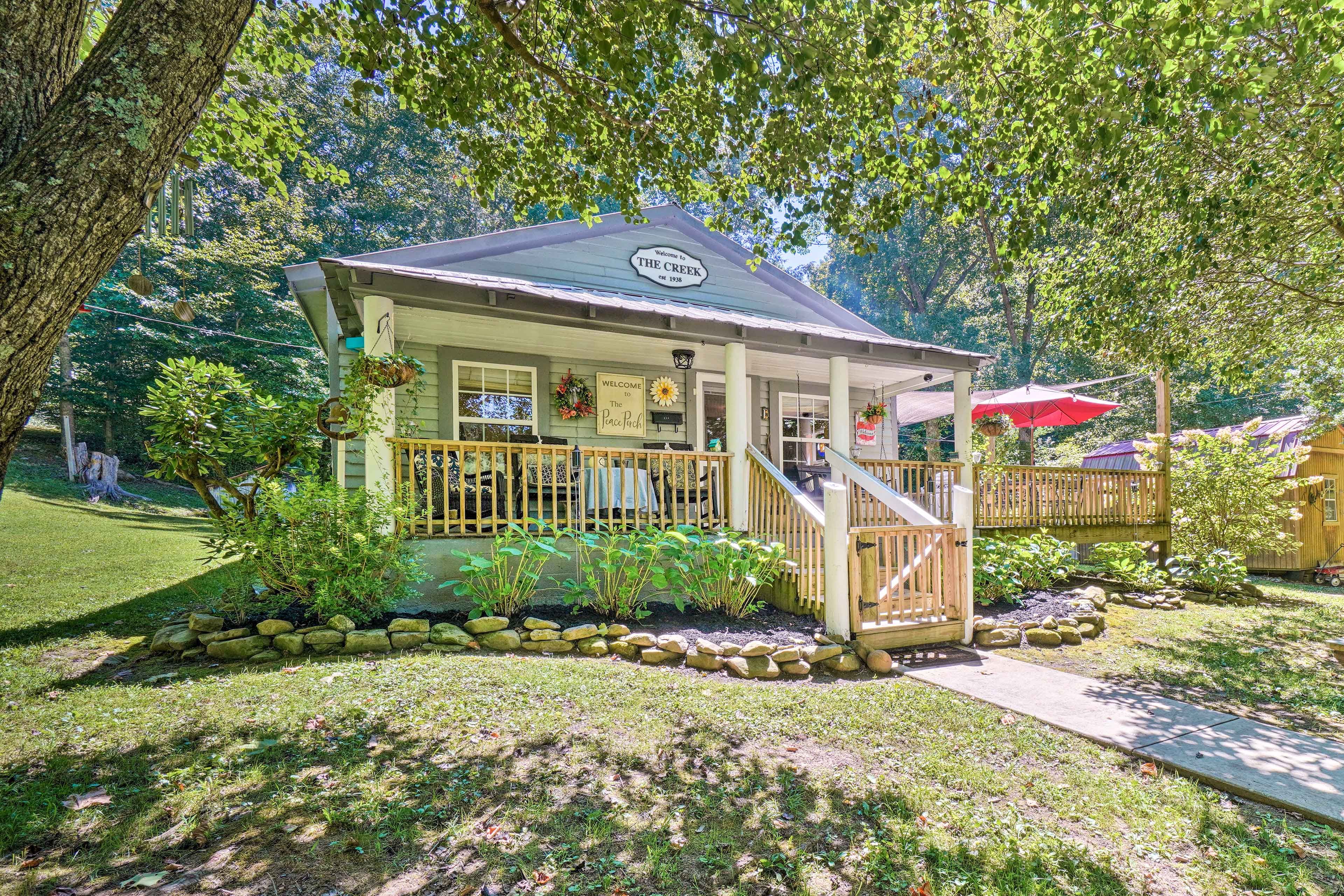 'The Creek' Exterior | Pets Welcome w/ Fee