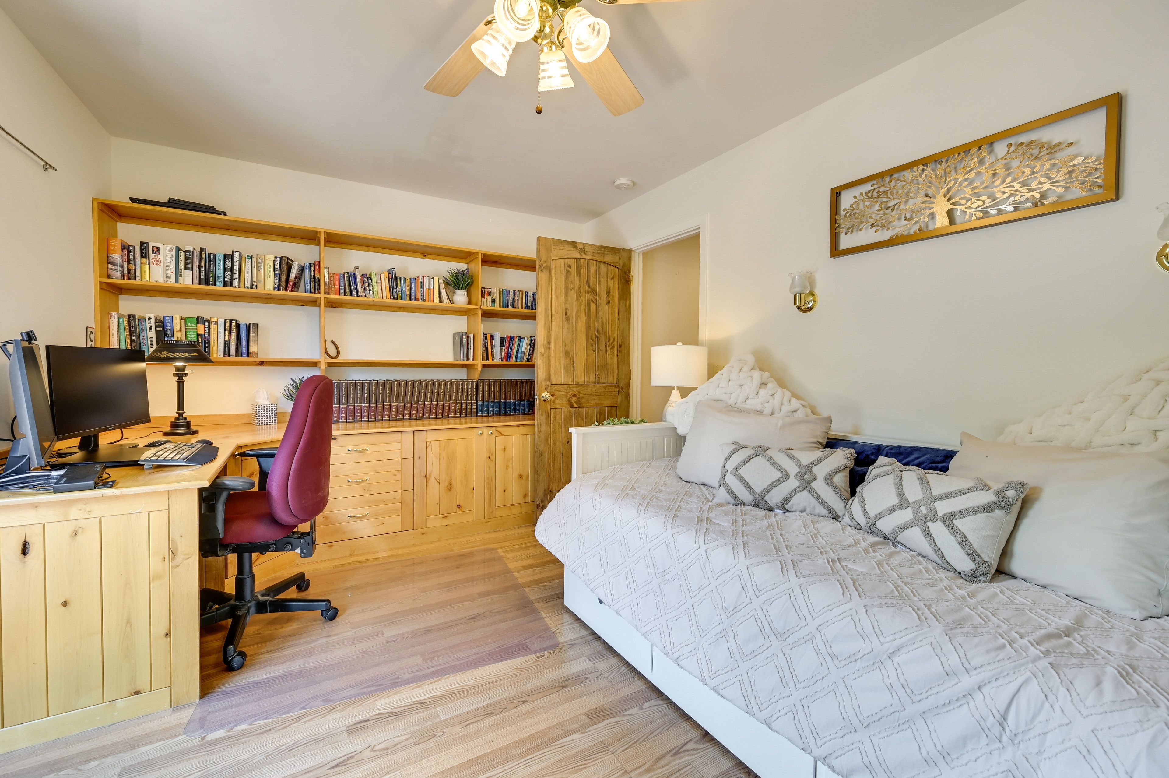 Bedroom 3 | Twin Bed | Twin Trundle | Office Space