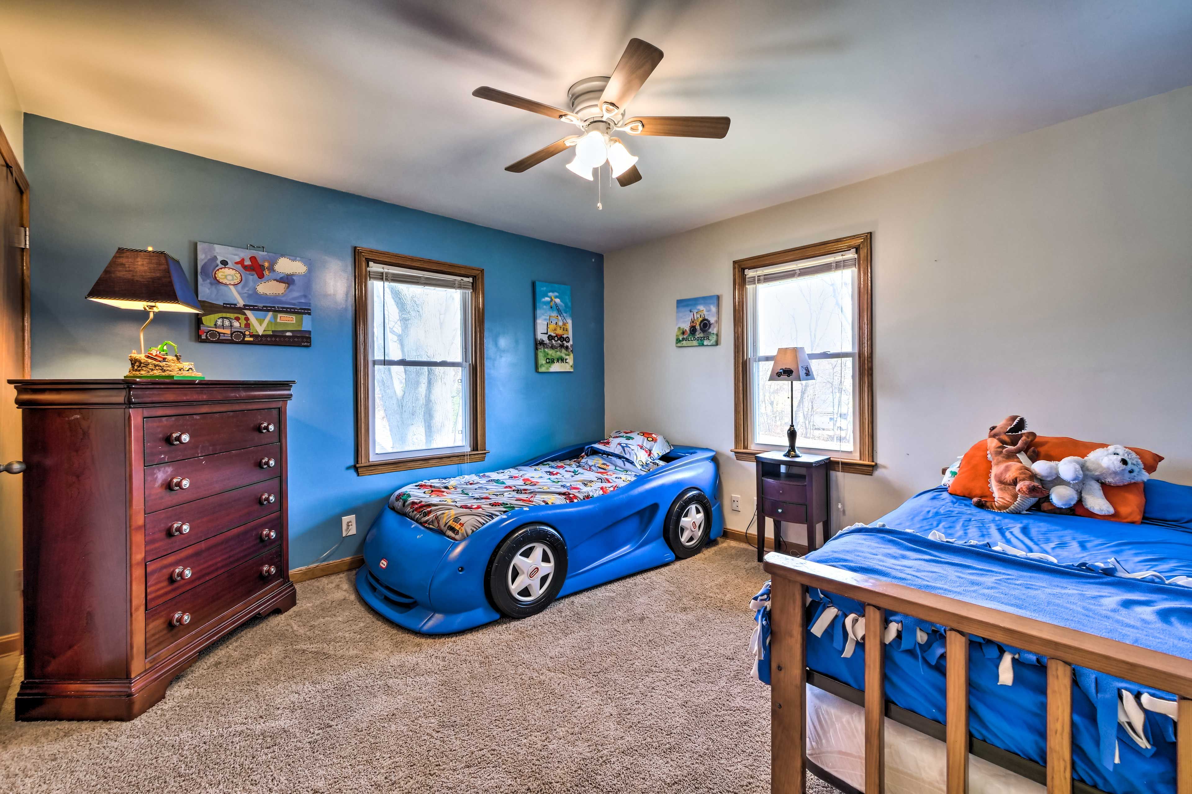 Bedroom 4 (Kids Room) | Twin Bed, Twin Bed w/ Twin Trundle