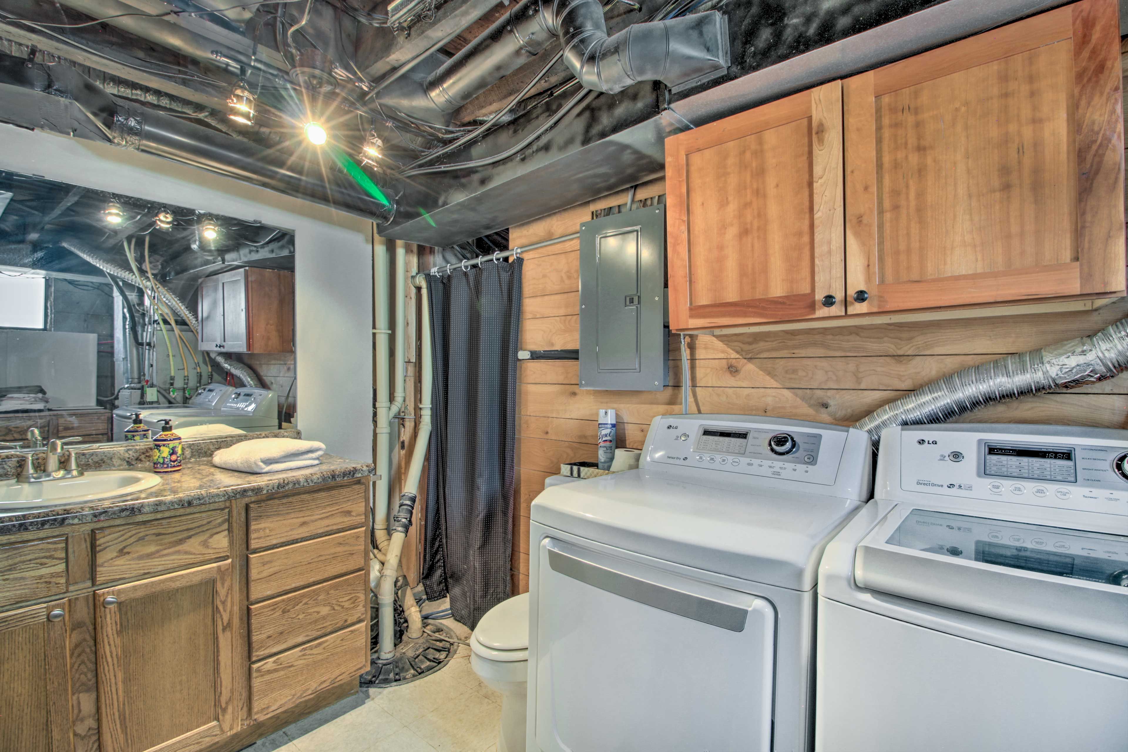 Half Bathroom | Laundry Room