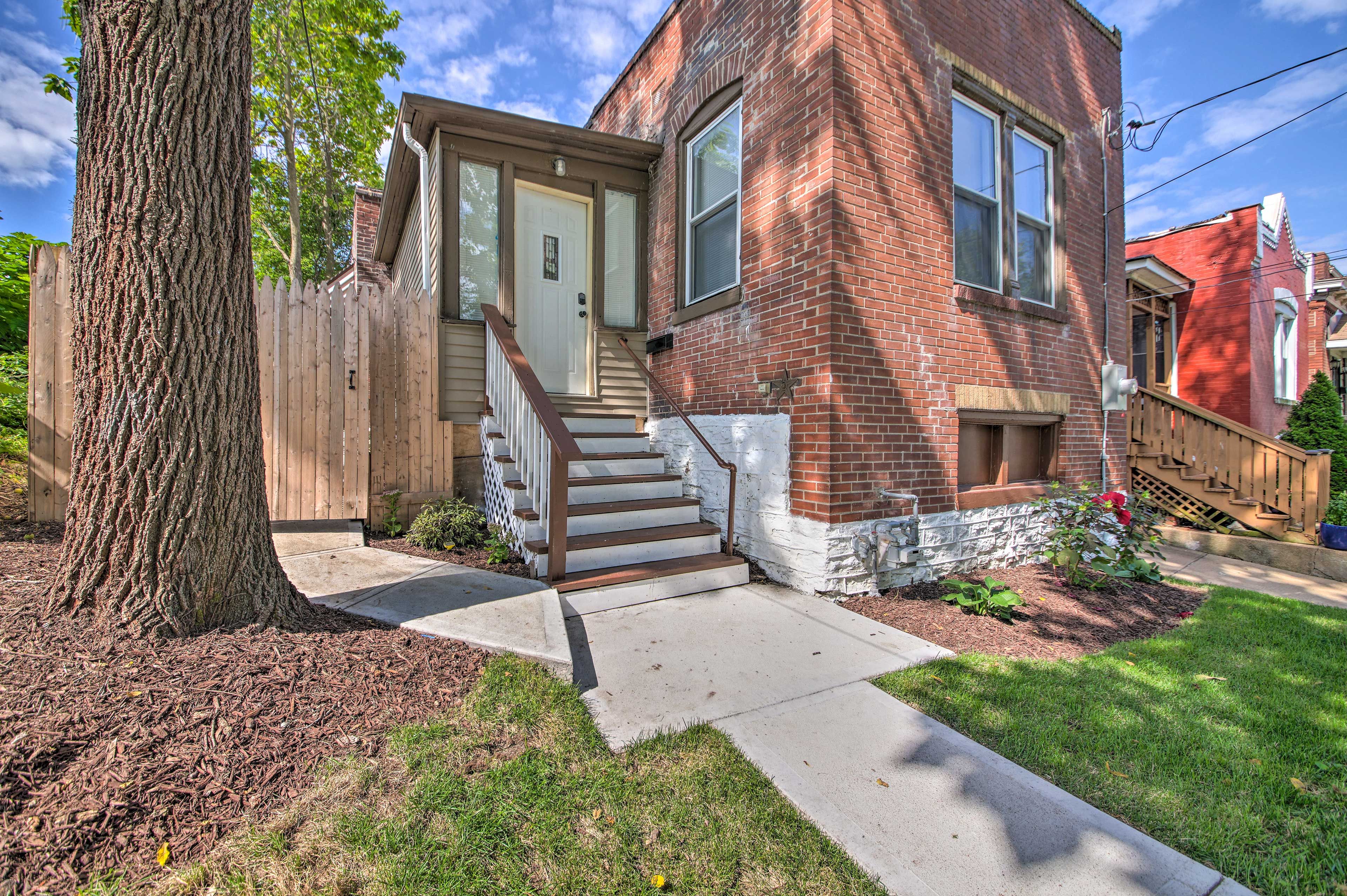 House Exterior | Shared Driveway (1 Vehicle) | Free Street Parking