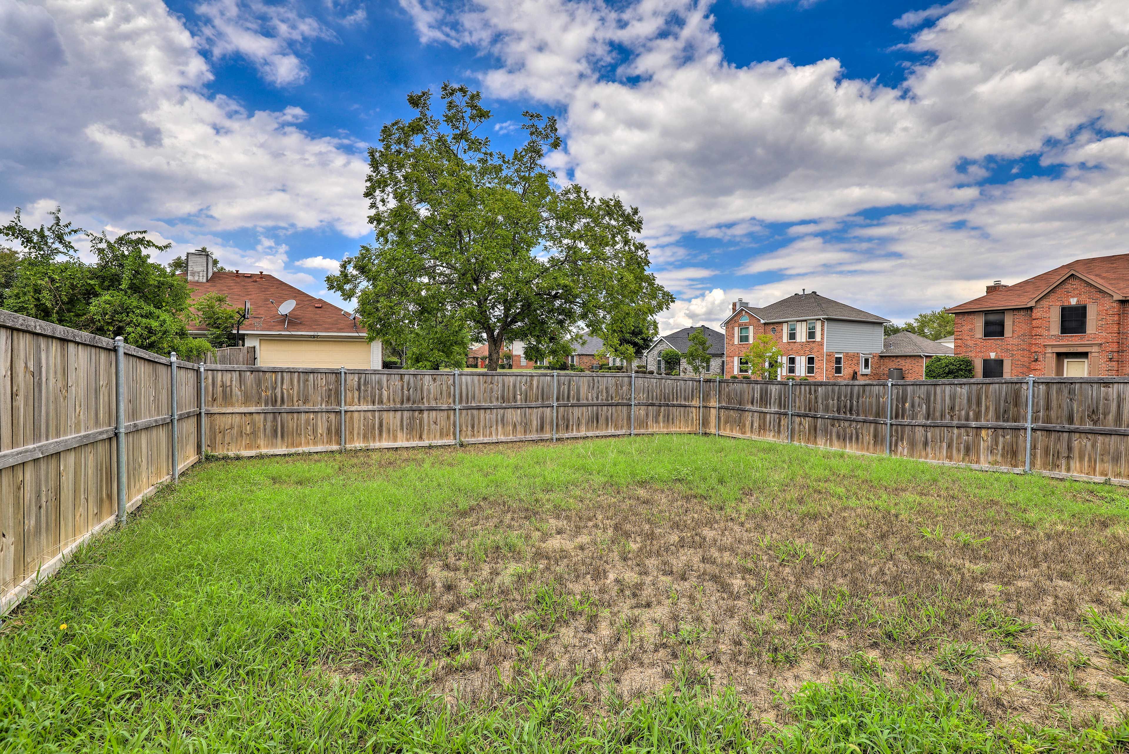 Fenced Yard