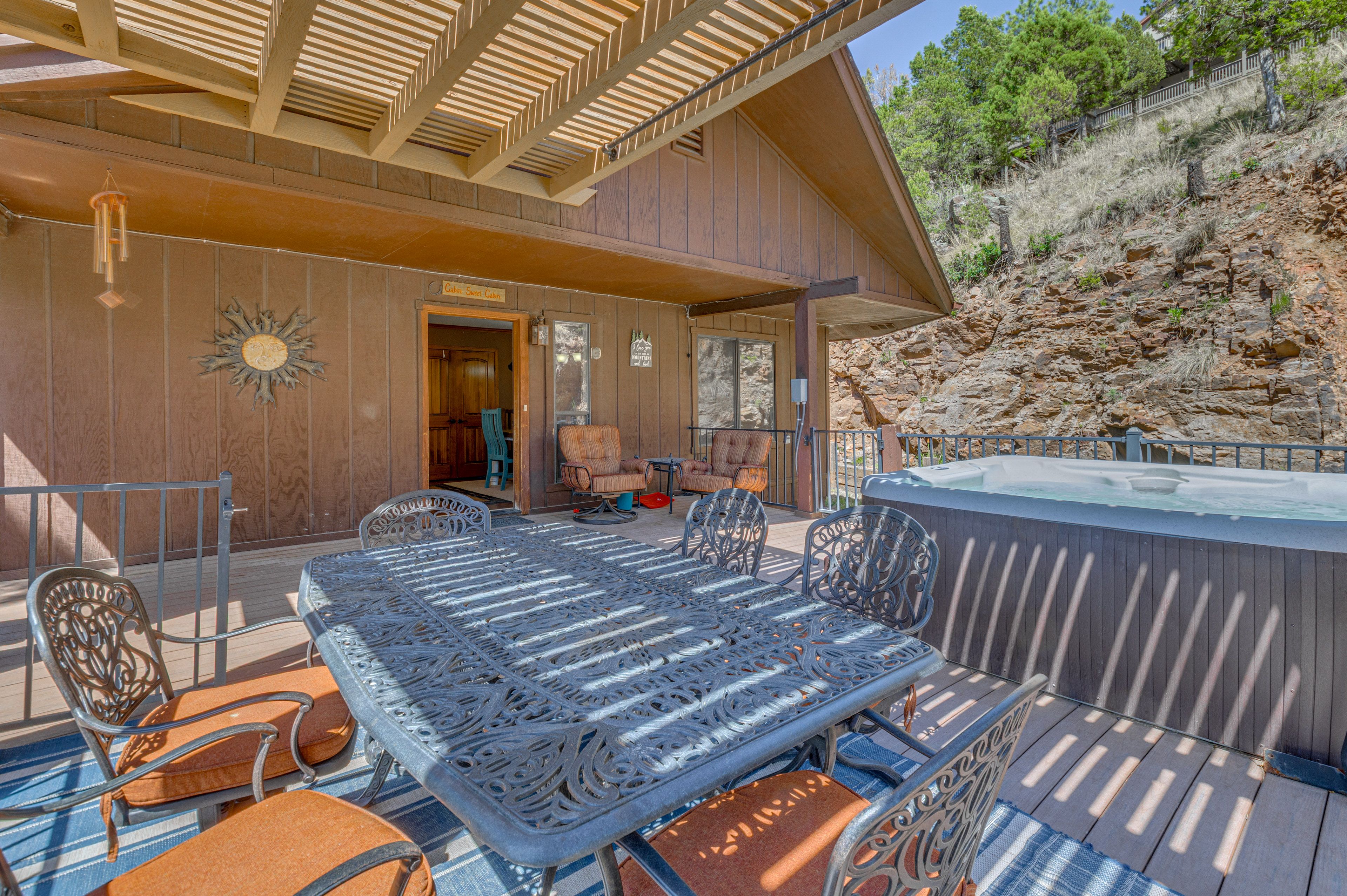Wrapround Deck | Partially Covered | Grill | Hot Tub