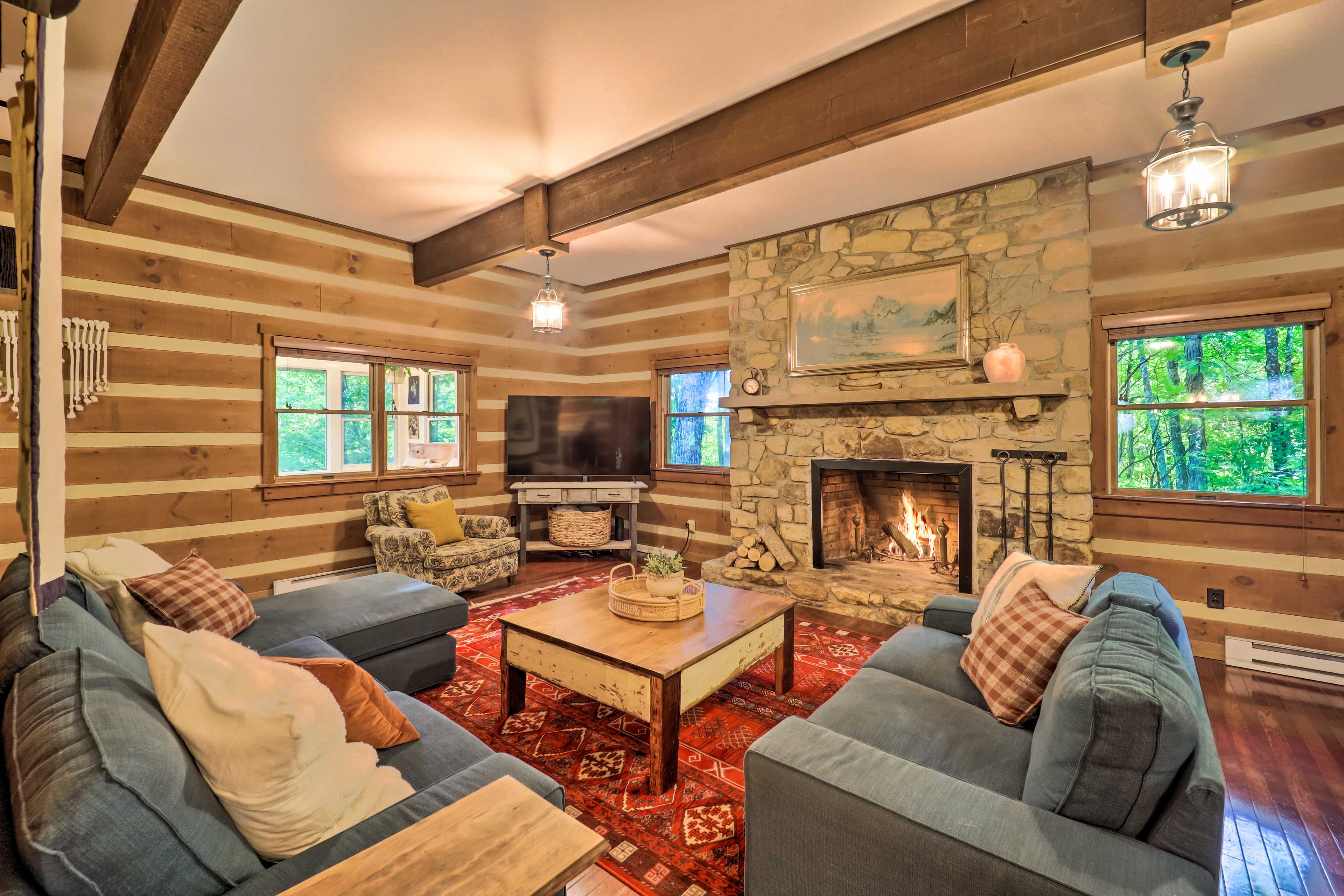 Boone Vacation Rental | 3BR | 2.5BA | Stairs Required | 2,854 Sq Ft