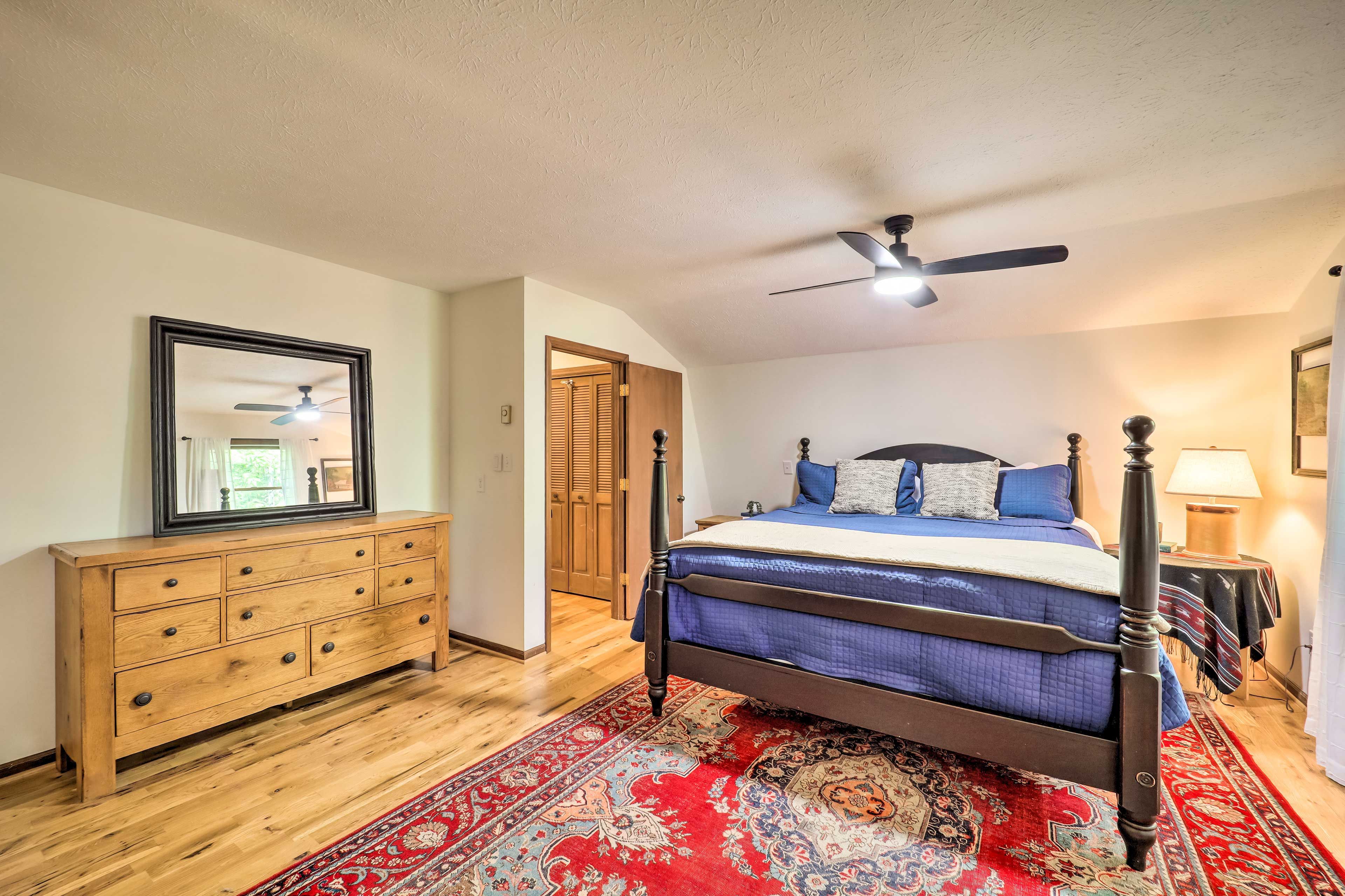 Bedroom 1 | California King Bed | Linens Provided
