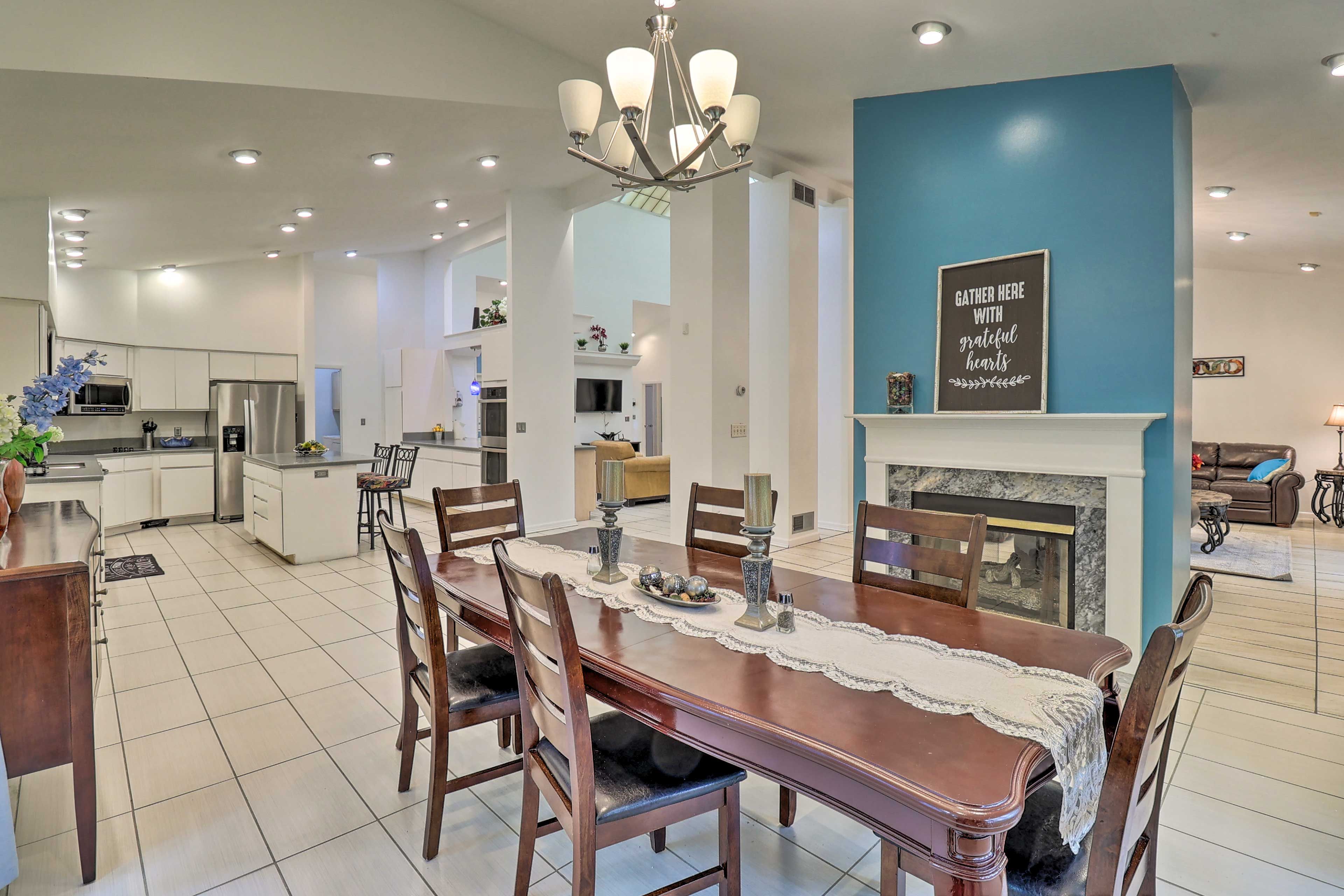 Dining Area | Dishware/Flatware | Trash Bags/Paper Towels