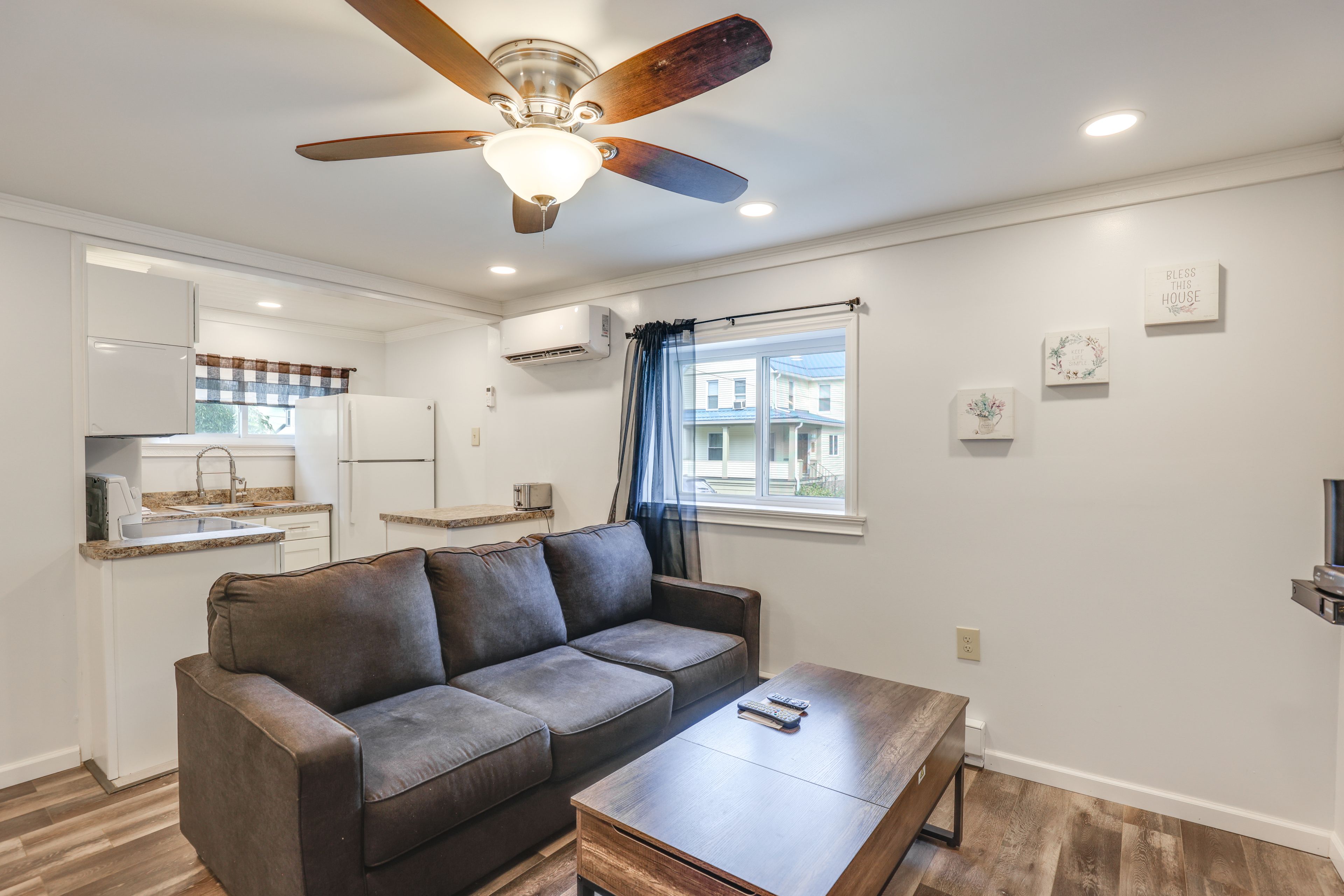 Corning Vacation Rental | 1BR | 1BA | Stairs Required | 400 Sq Ft