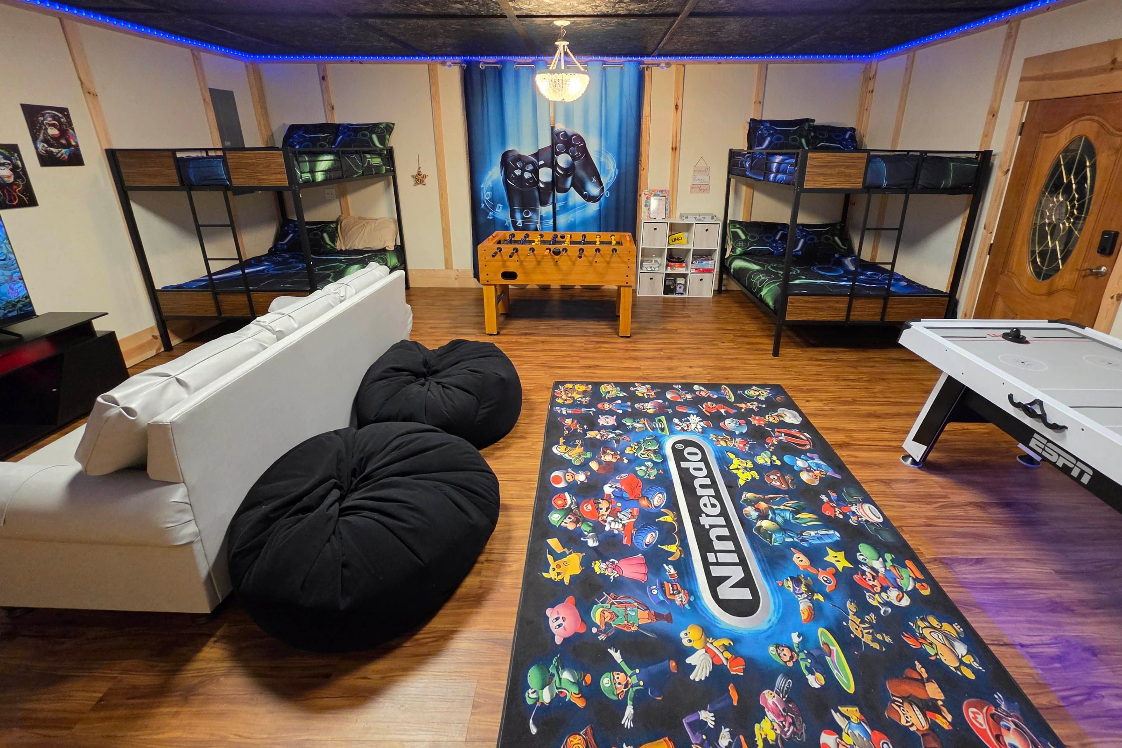 Bedroom 5 | 2 Full Bunk Beds | Smart TV w/ Cable