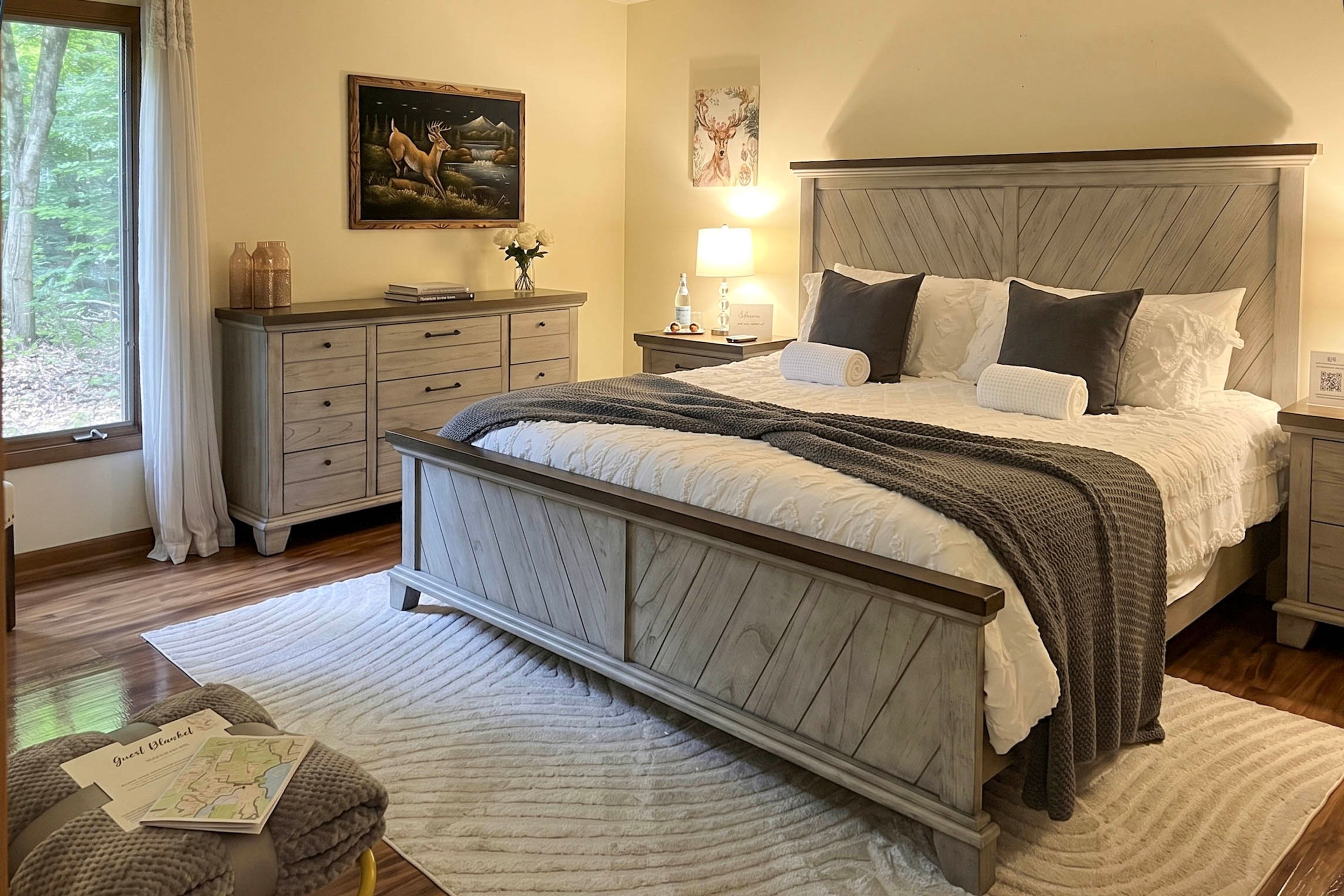 Bedroom 2 | King Bed | Smart TV w/ Cable