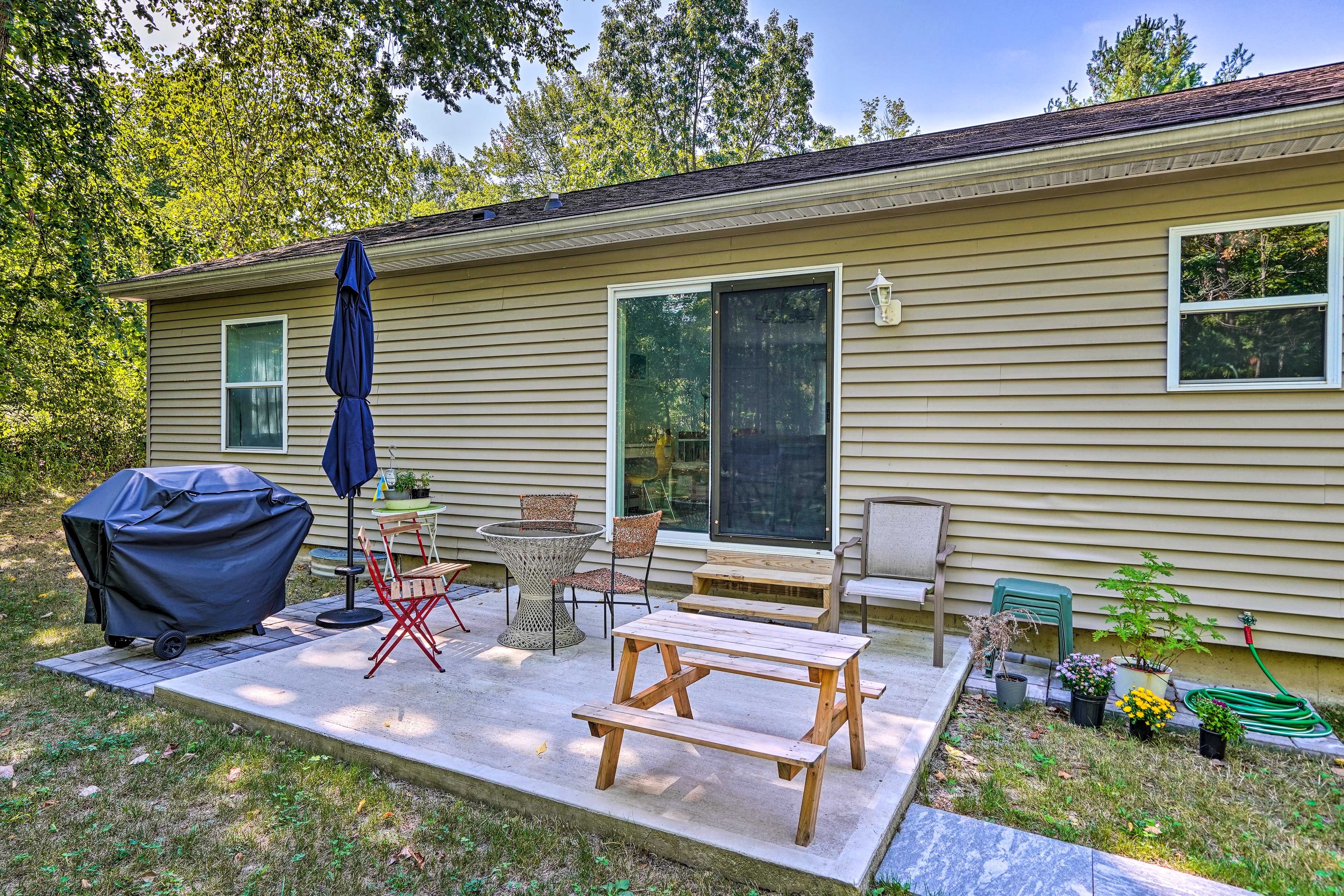 Furnished Patio | Forest Views