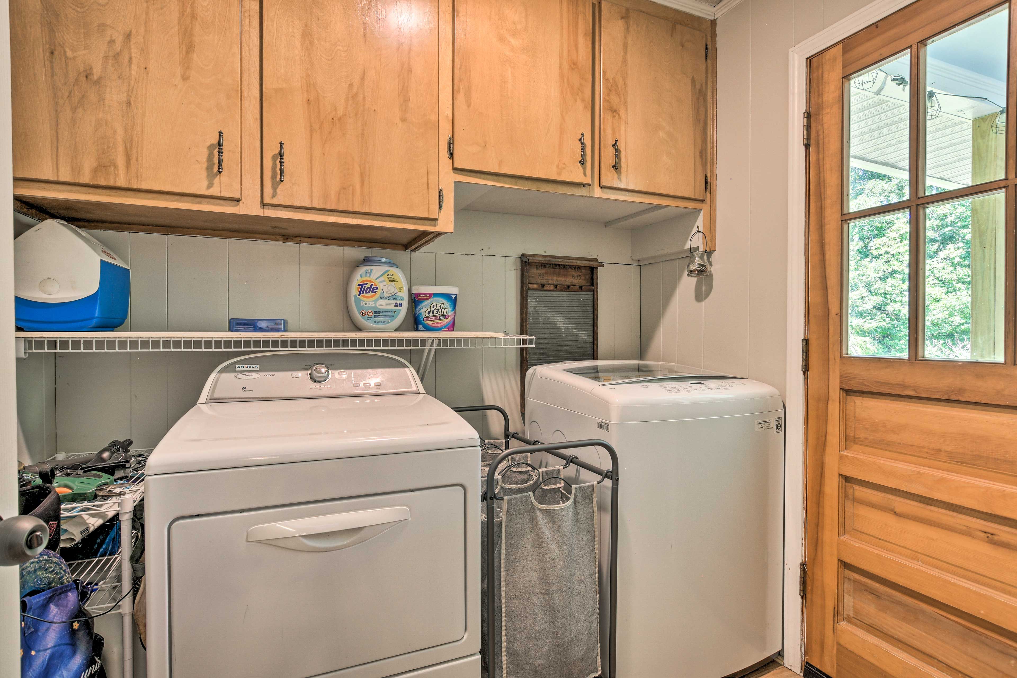 Laundry Area | Washer/Dryer | Laundry Detergent | Iron/Board