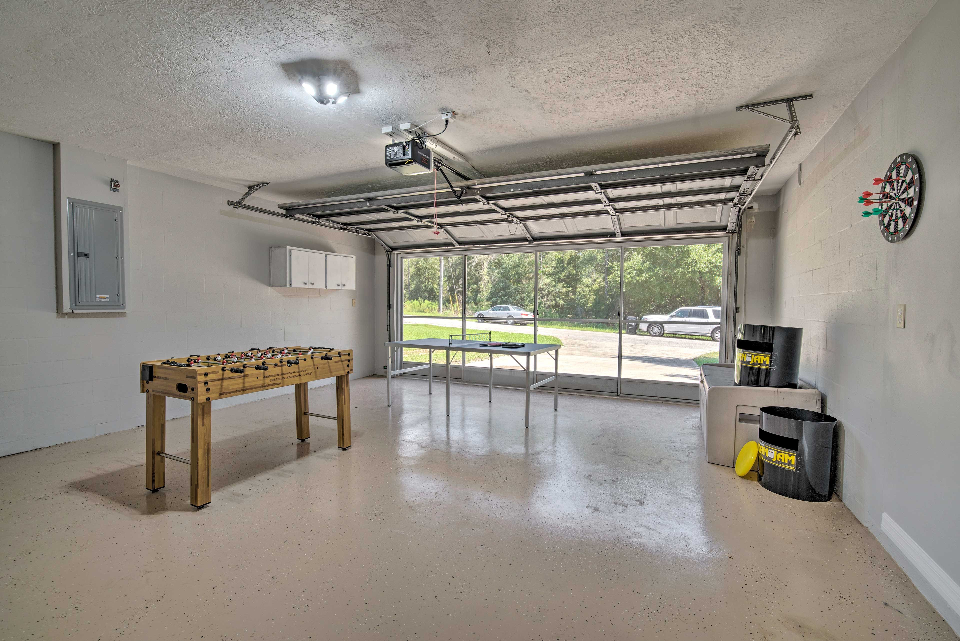Game Room | Garage | Foosball Table | Ping Pong Table