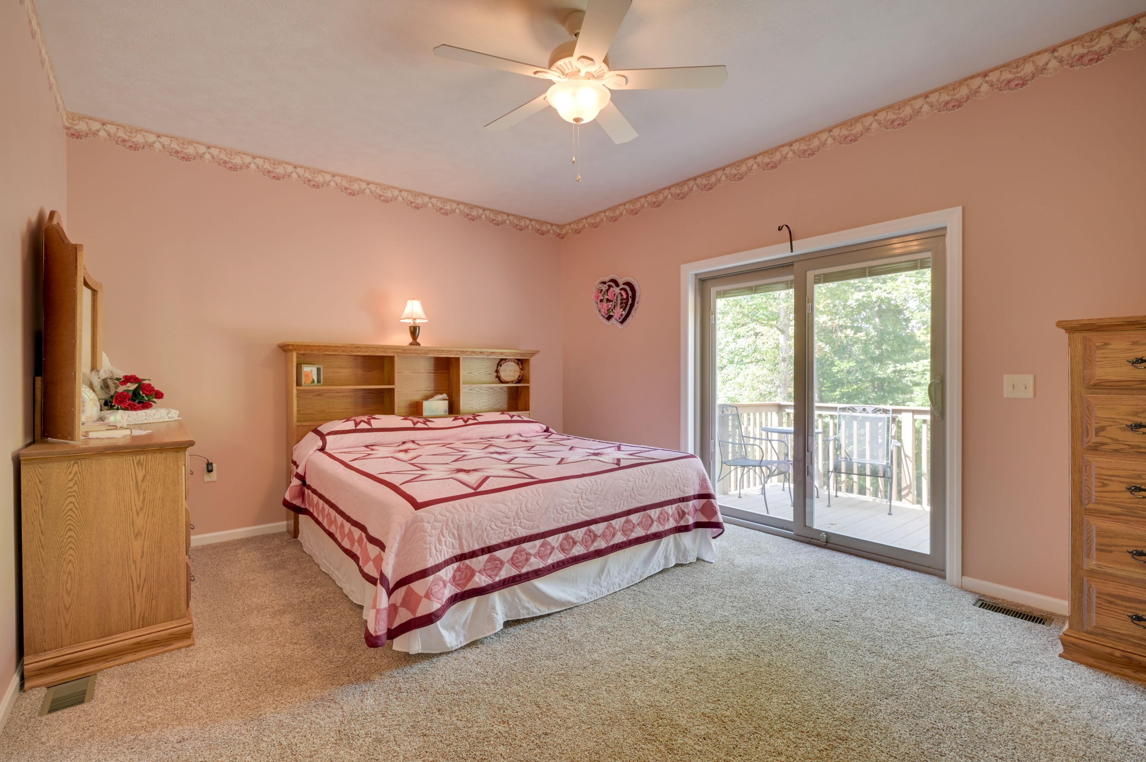 Bedroom 1 | King Bed | Deck Access | Main Floor
