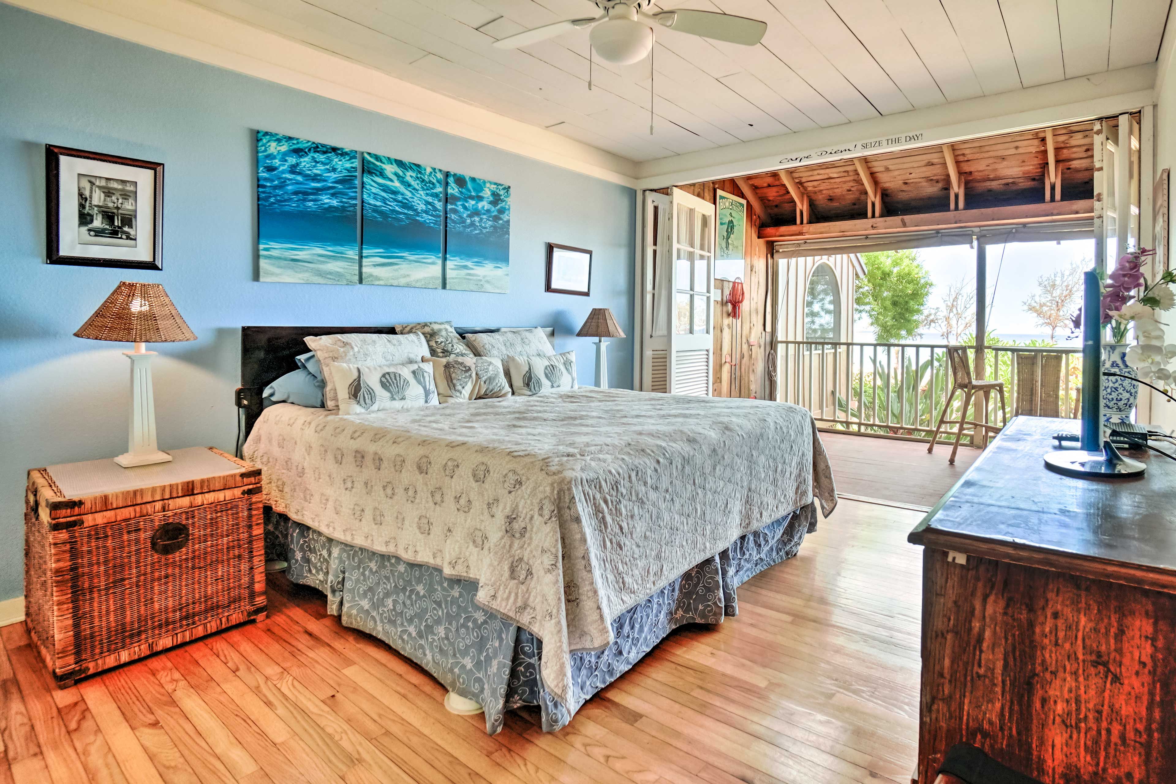 Bedroom 1 | California King Bed | 1st Floor | Linens Provided