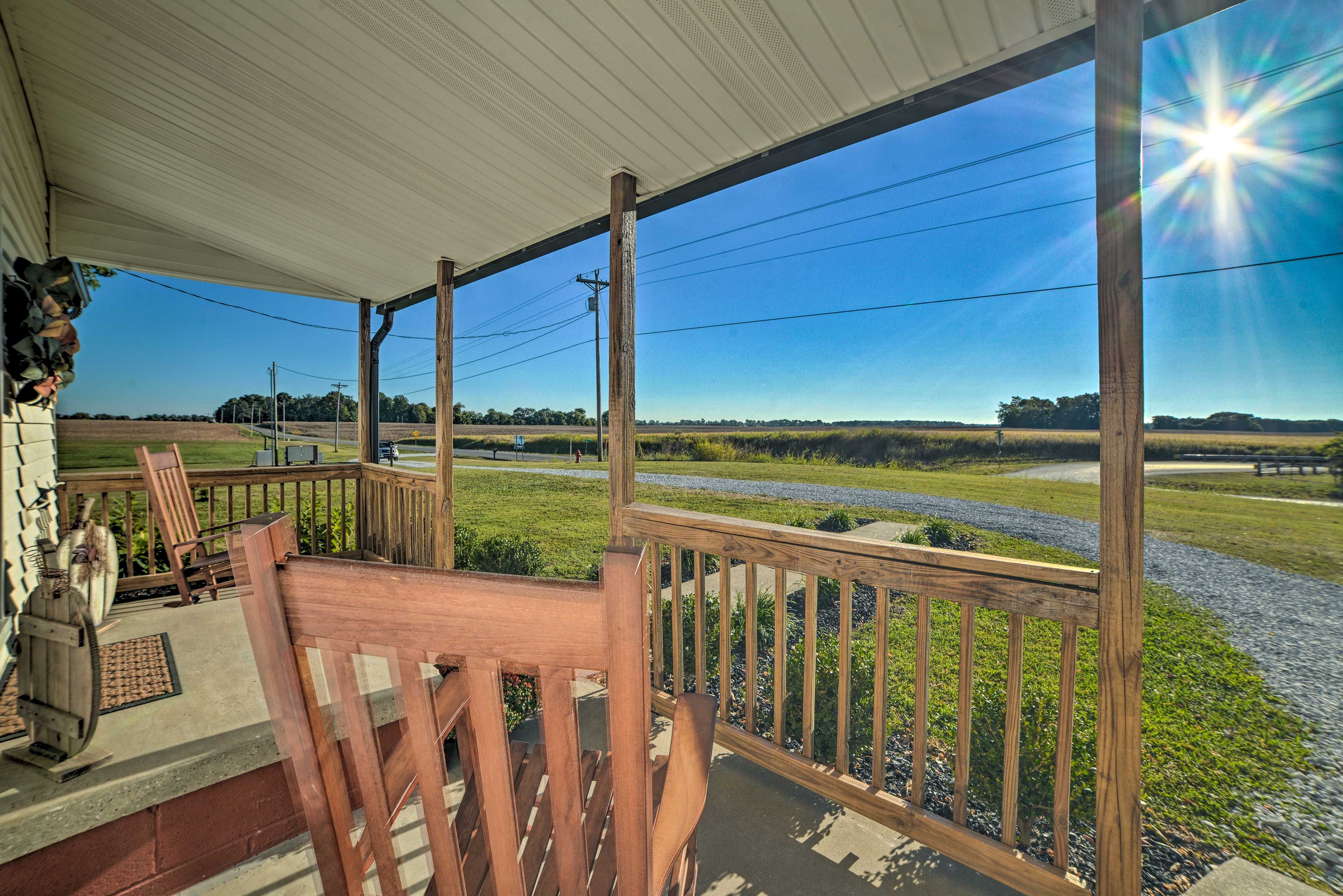 Covered Patio w/ Views