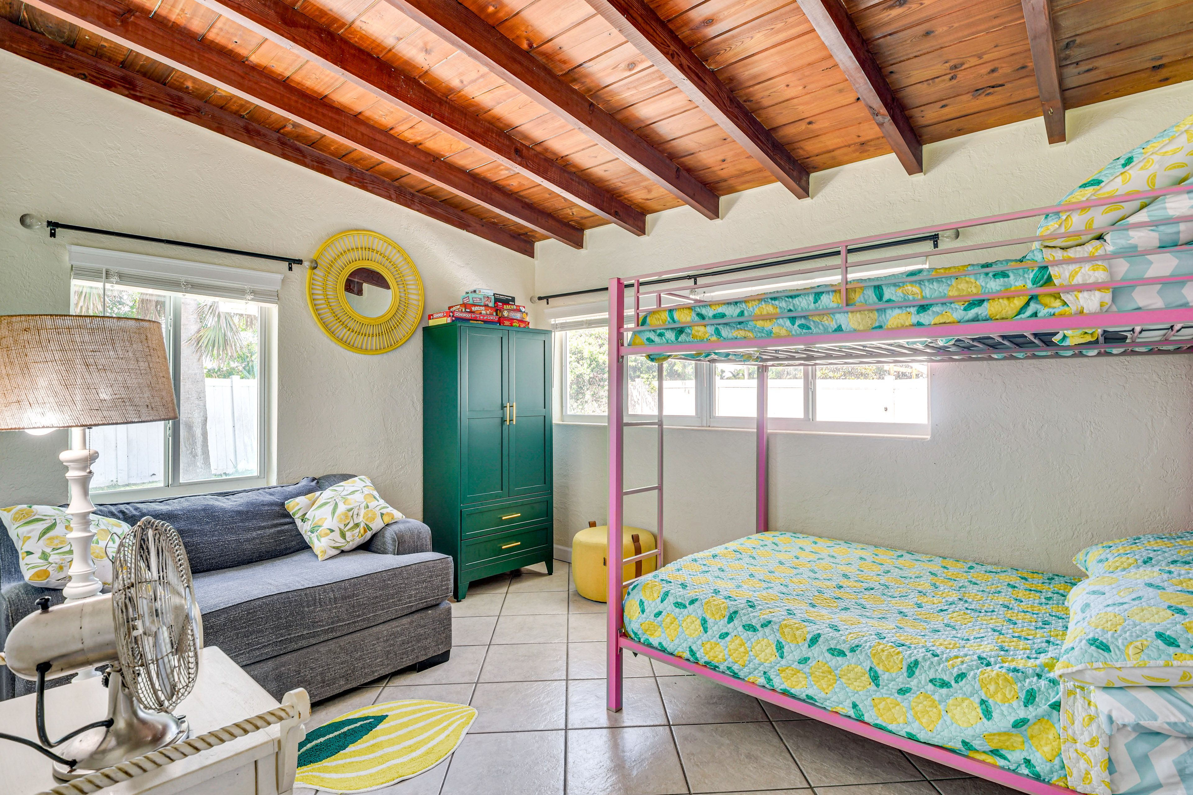 Bedroom 3 | Full Bunk Bed | Ceiling Fans