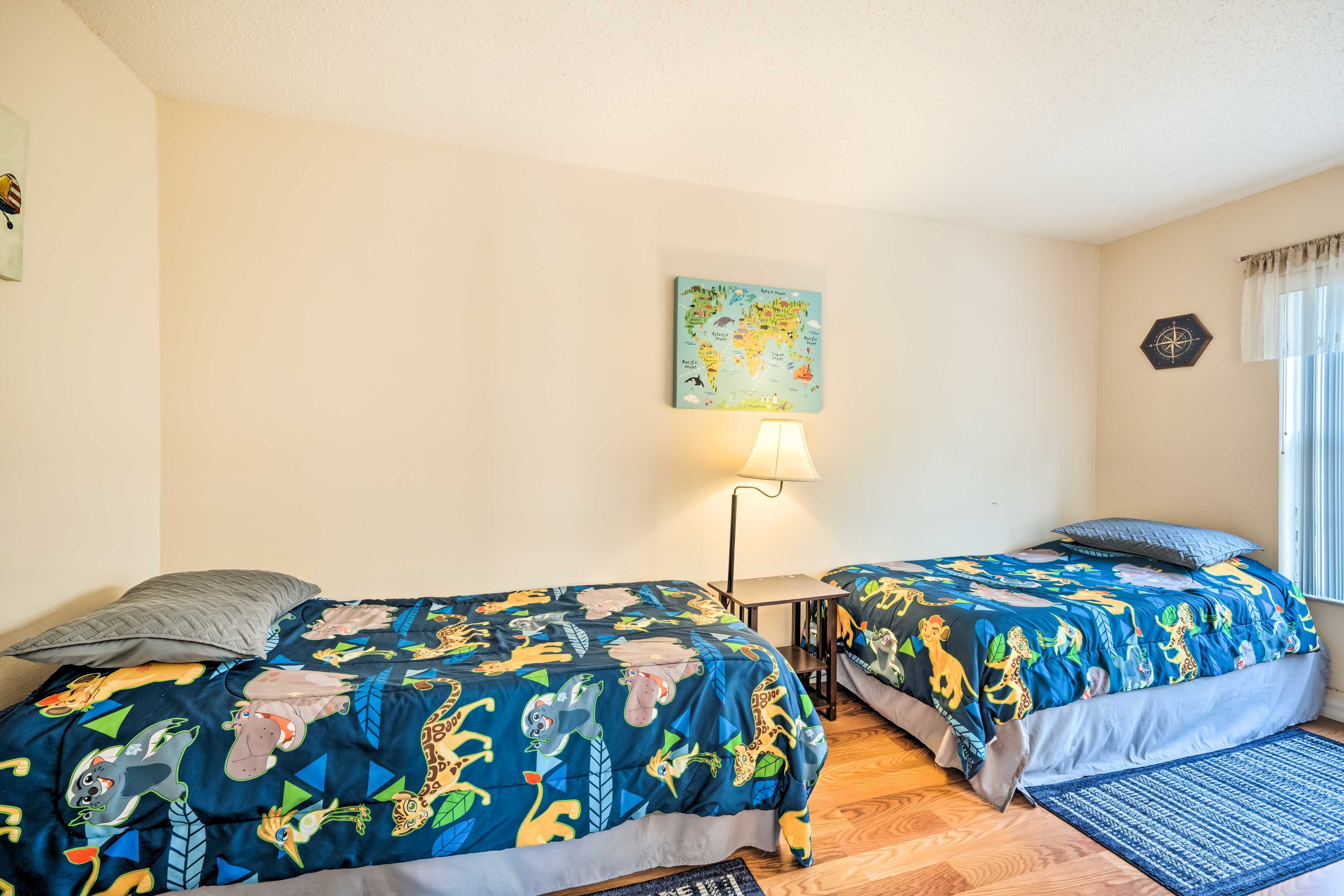 Bedroom 3 | 2 Twin Beds | 2nd Floor