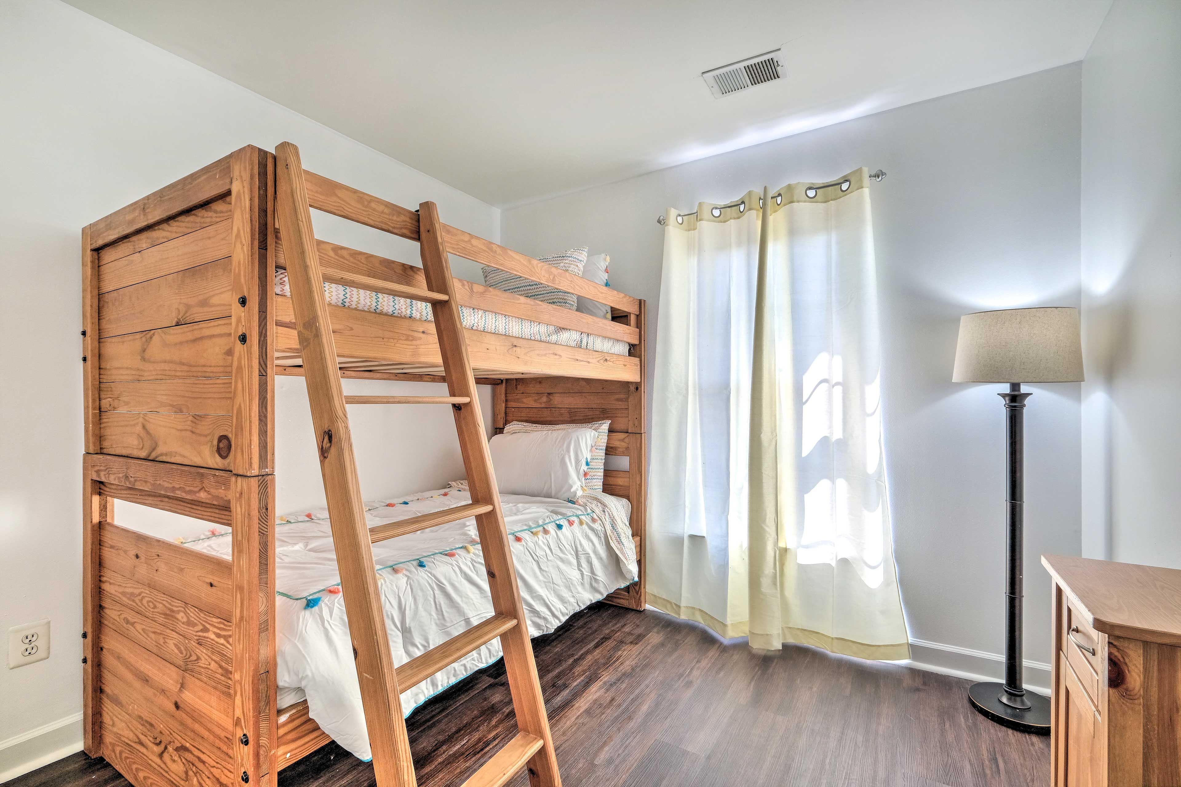 Bedroom 3 | 2nd Floor | Twin Bunk Bed | Dresser | Linens Provided