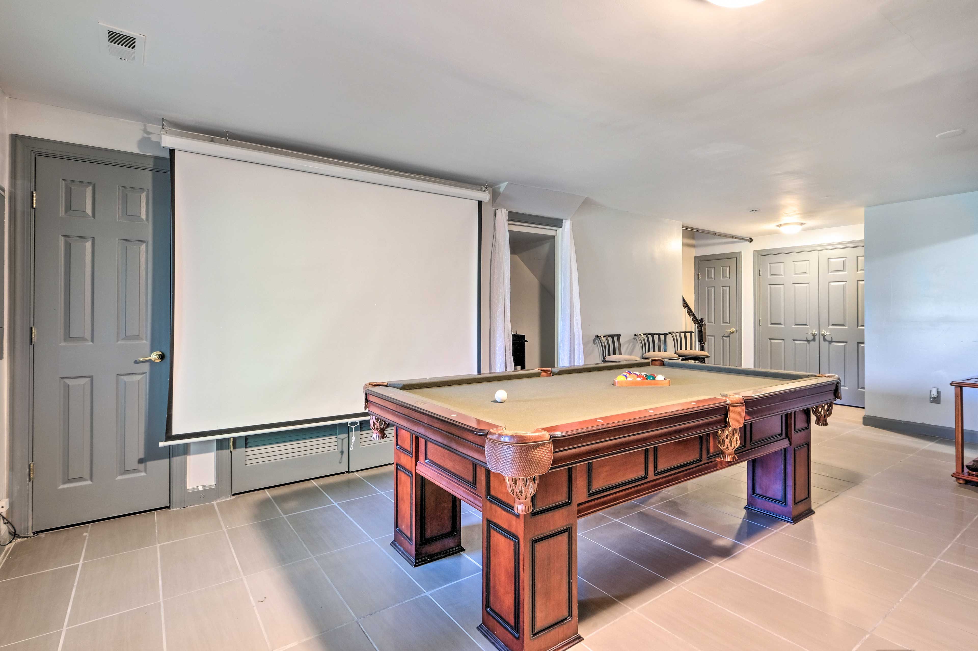 Basement | Pool Table | Home Theater