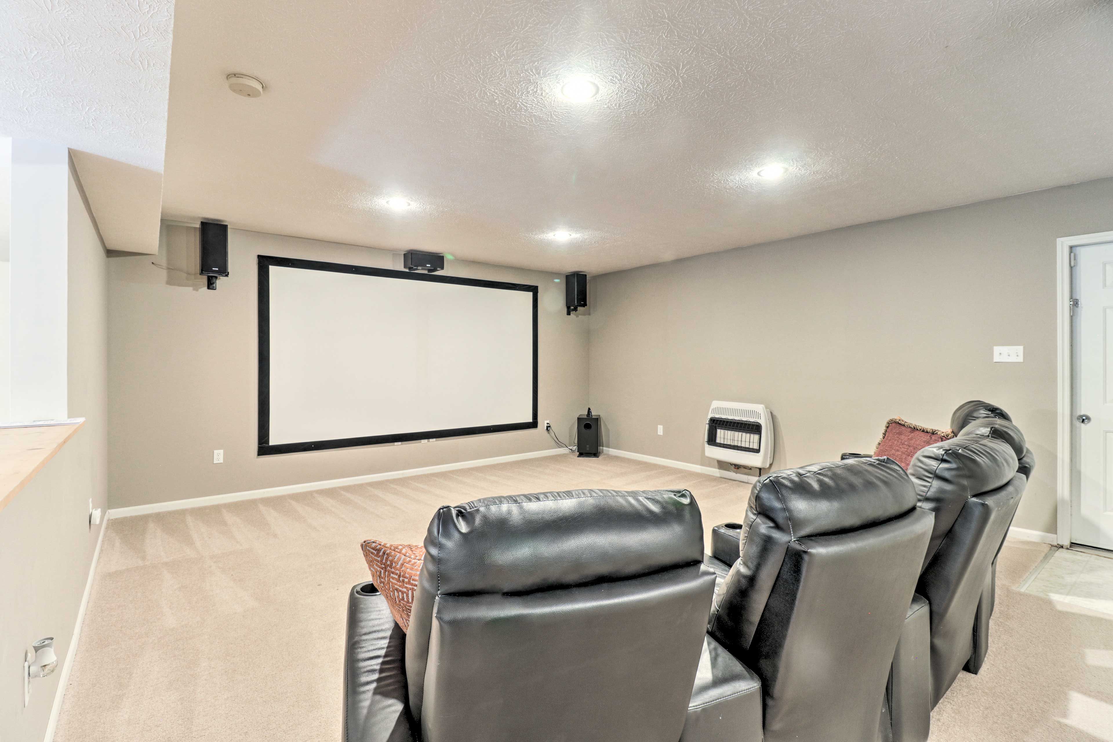 Media Room | Basement | Projector Screen